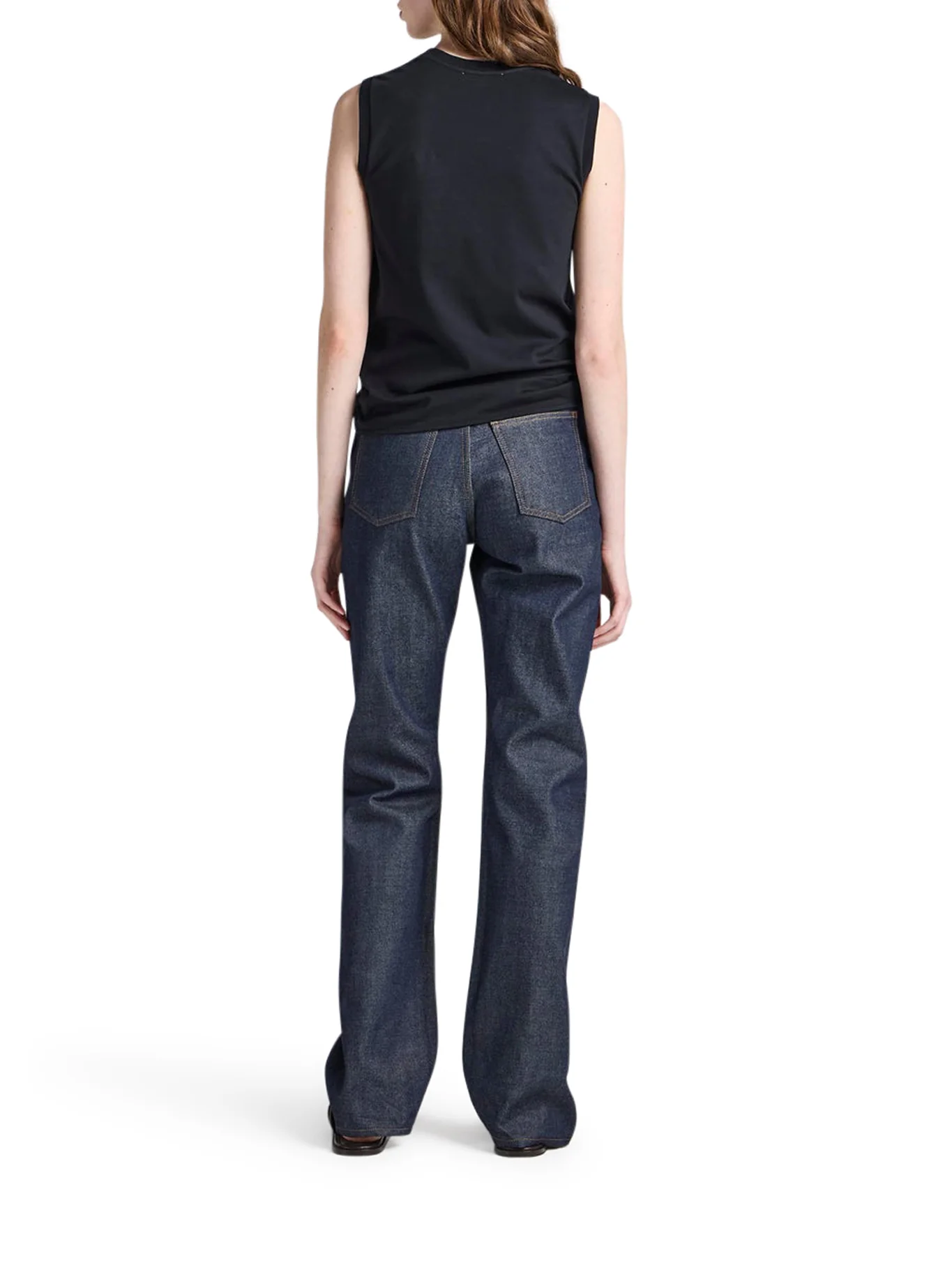 COTTON TANK TOP WITH KNOTTED HEM - Image 4