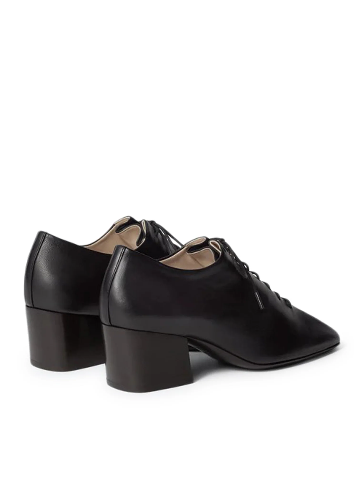 SOURIS CLASSIC DERBIES WITH 55MM HEEL IN LEATHER - Image 4