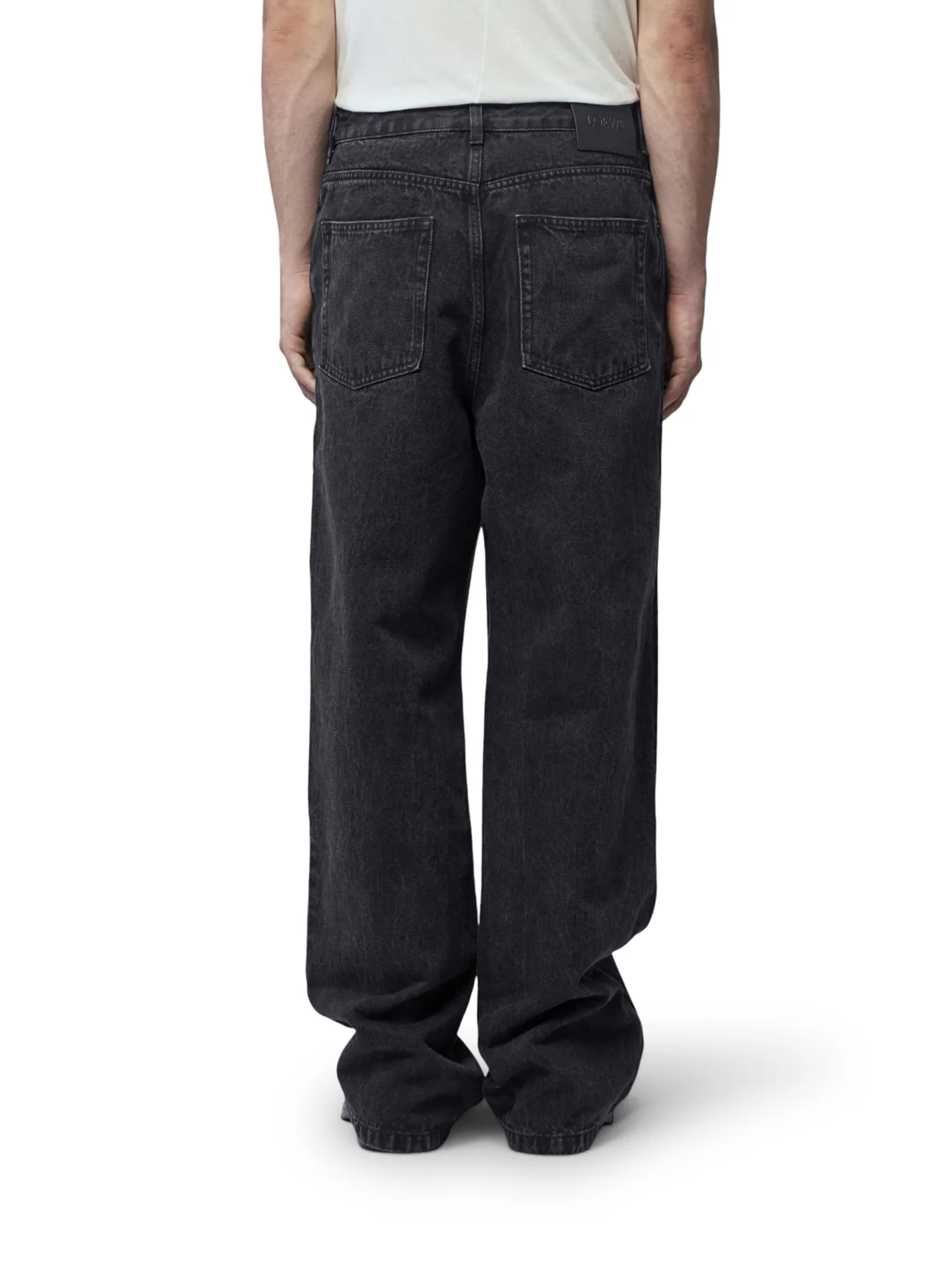 BAGGY JEANS WITH ANAGRAM EMBROIDERY - Image 3
