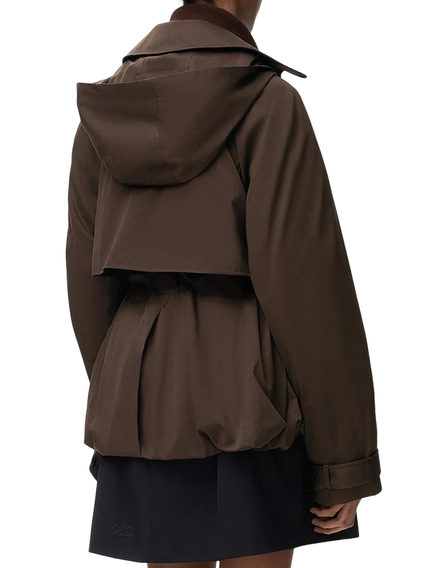 COTTON AND SILK GABARDINE JACKET WITH A BALLOON SILHOUETTE - Image 4