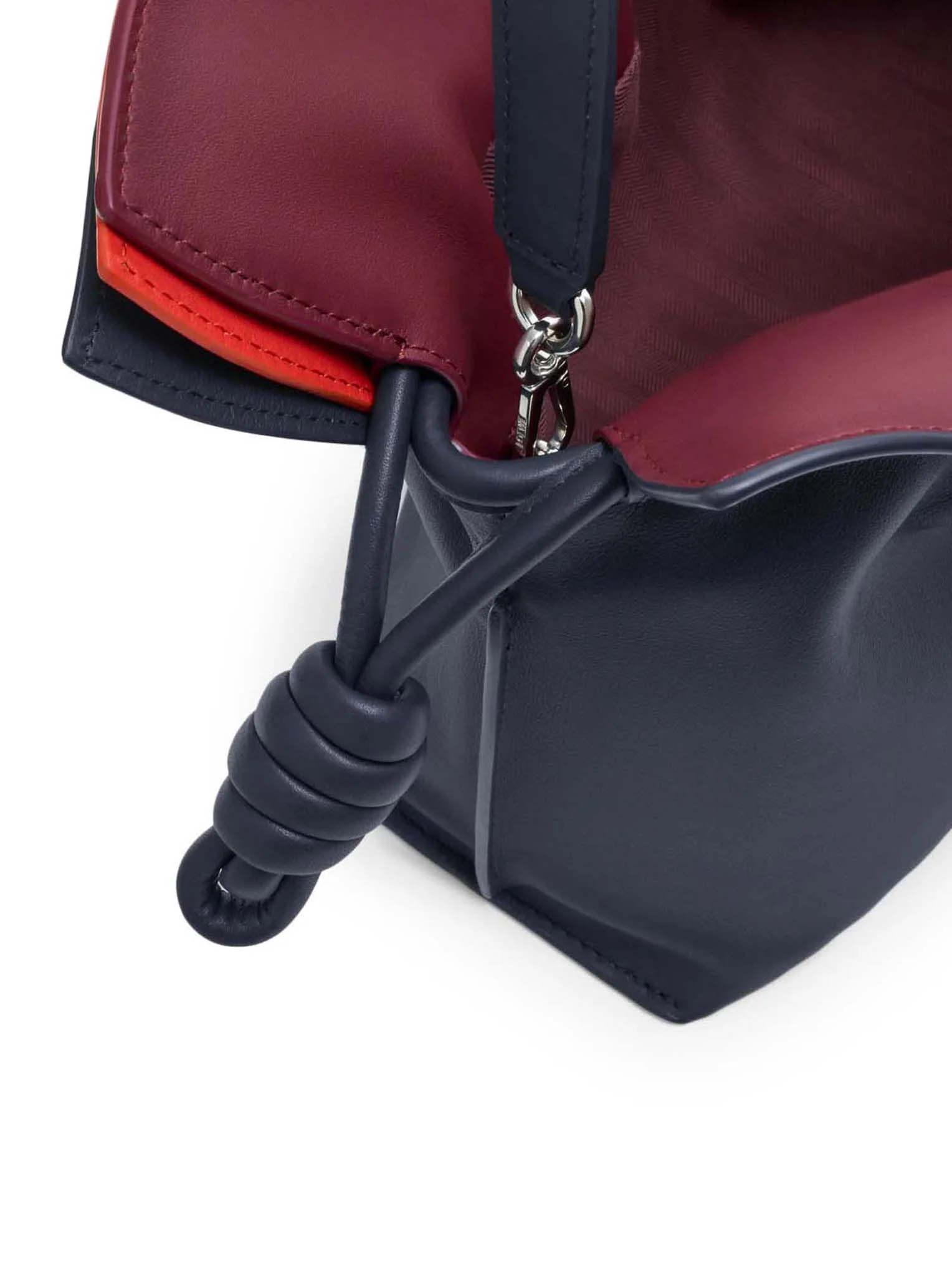 MEDIUM LAYERED FLAMENCO CLUTCH IN NAPPA CALFSKIN - Image 2