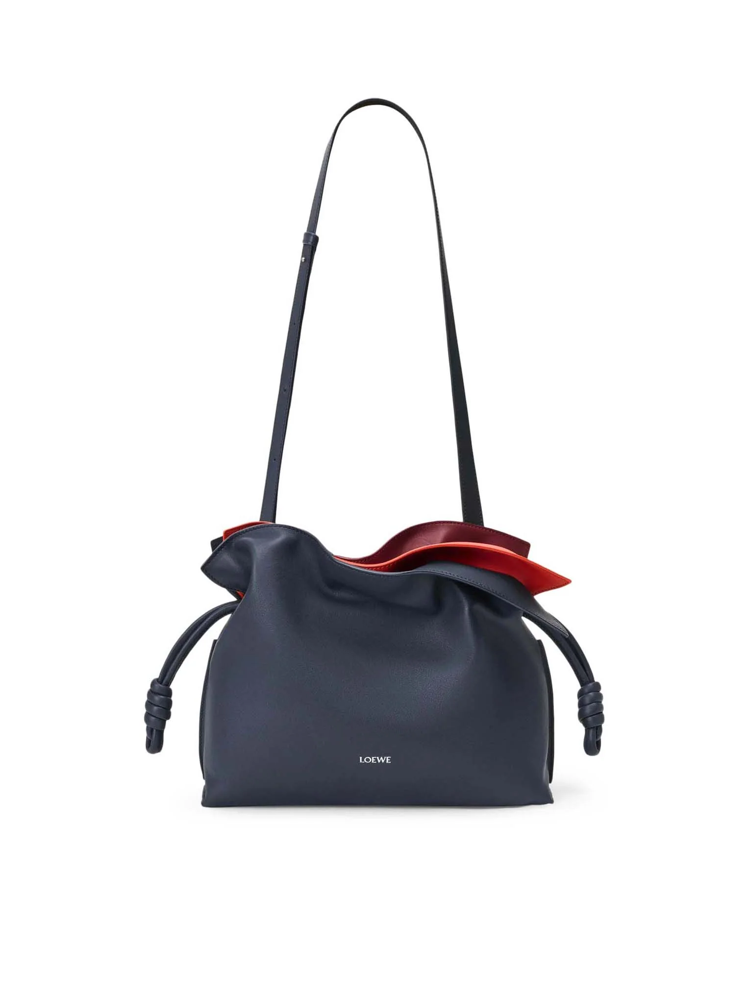 MEDIUM LAYERED FLAMENCO CLUTCH IN NAPPA CALFSKIN - Image 8