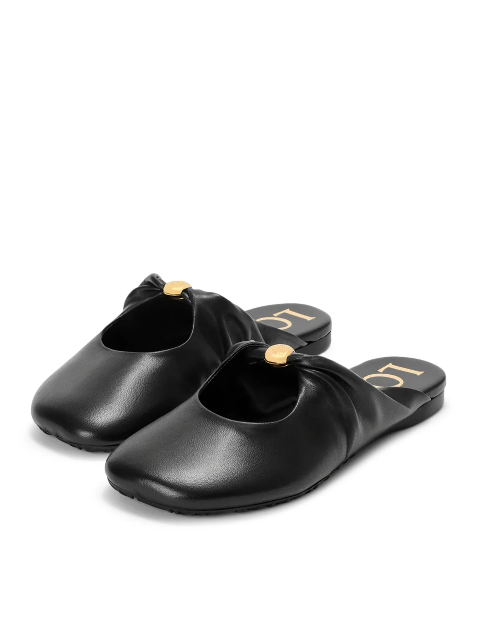 PEBBLE MULES IN SOFT LAMB NAPPA LEATHER - Image 3