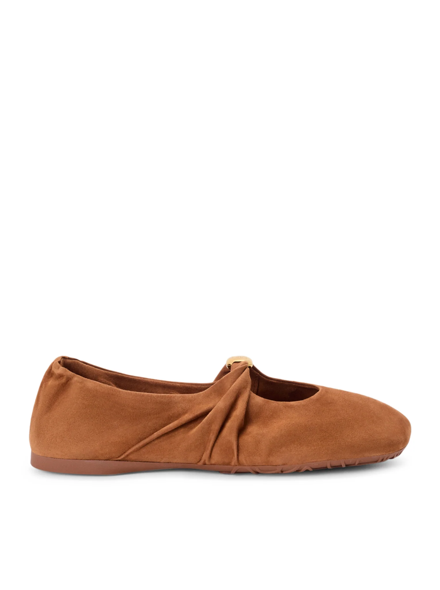 PEBBLE SOFT BALLET FLATS IN SUEDE GOATSKIN