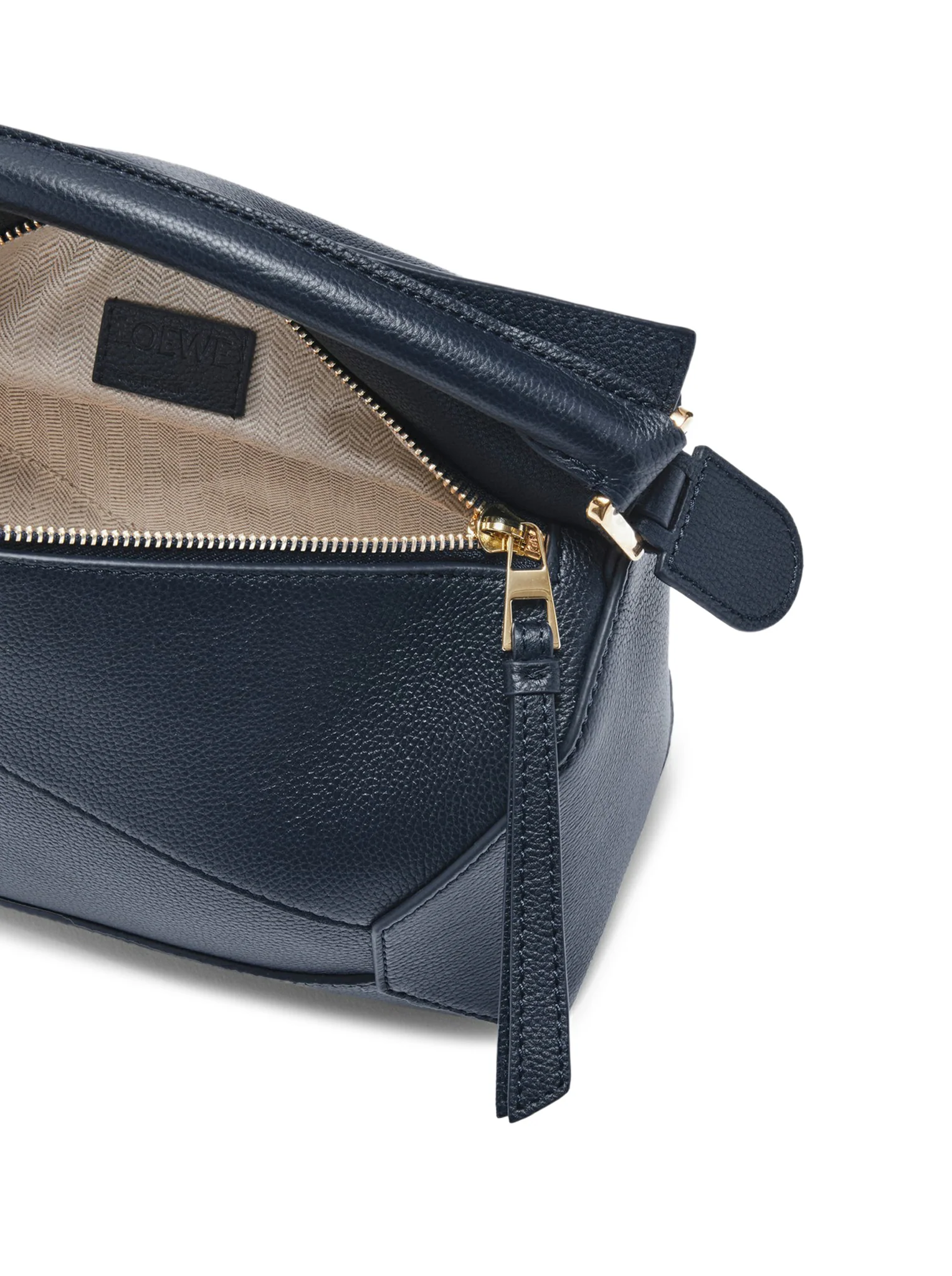 SMALL PUZZLE EDGE BAG IN GRAINED CALFSKIN - Image 10