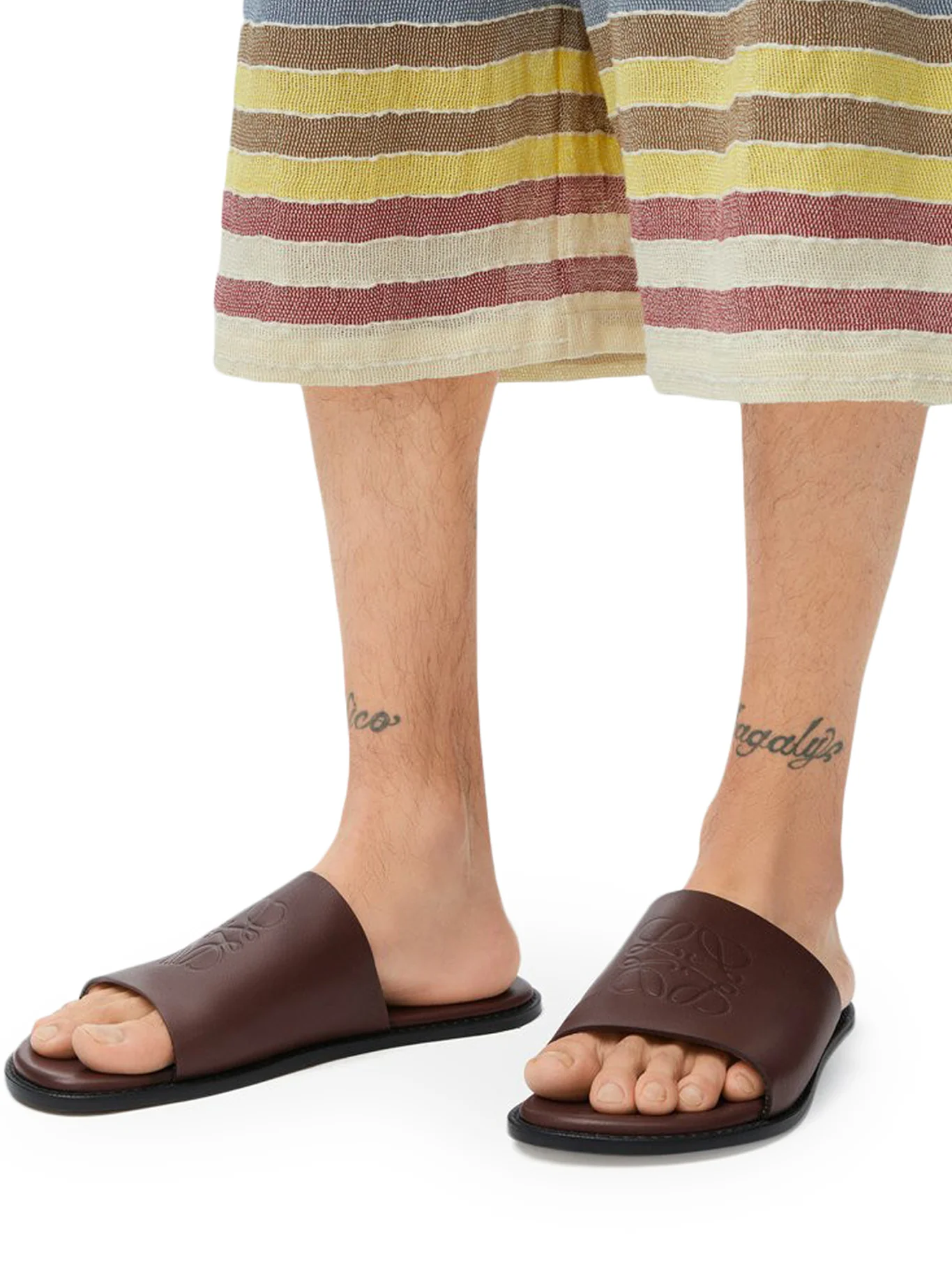 SLIDE ANAGRAM FLEX IN SOFT CALFSKIN - Image 2