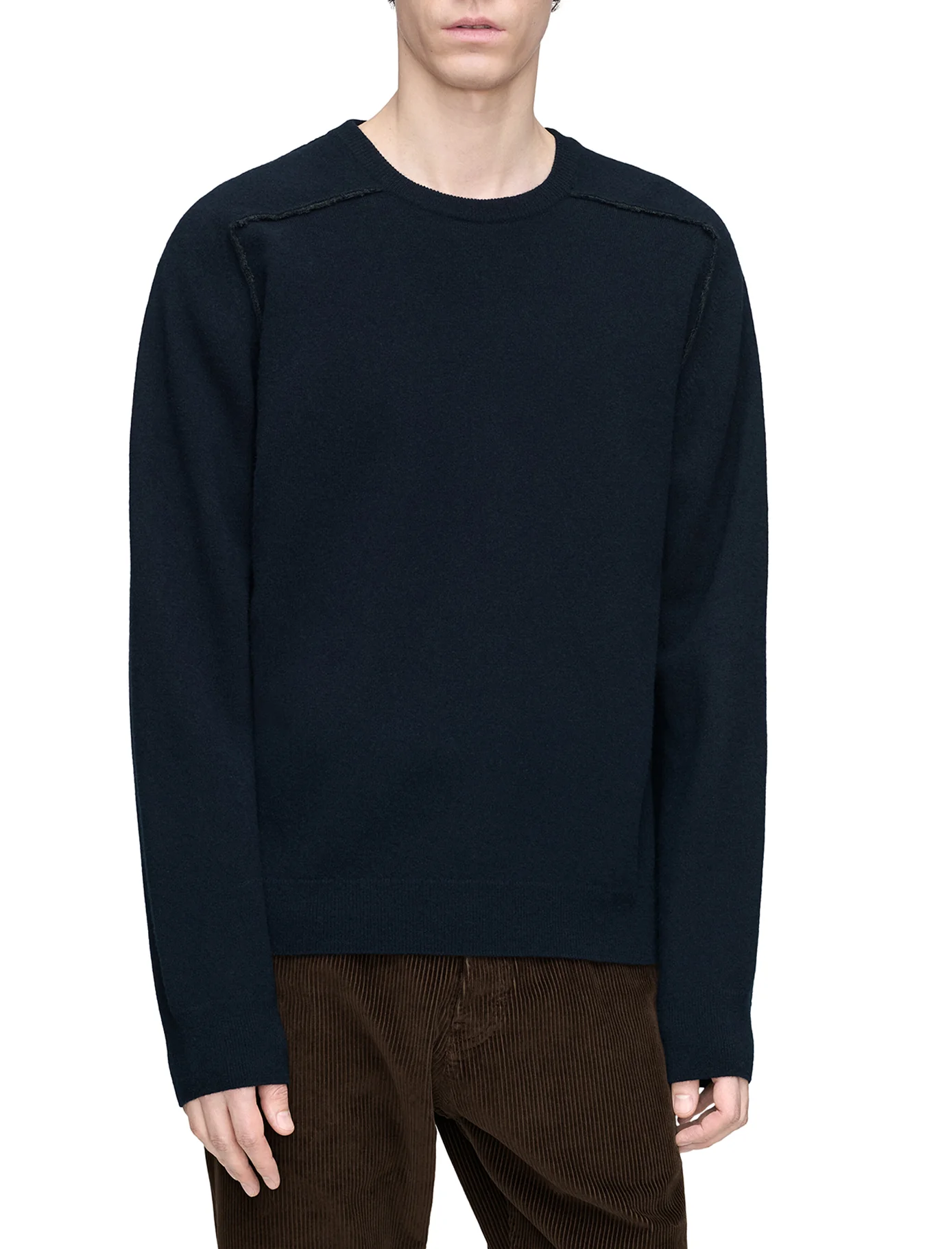 CREWNECK SWEATER IN VIRGIN WOOL - Image 2