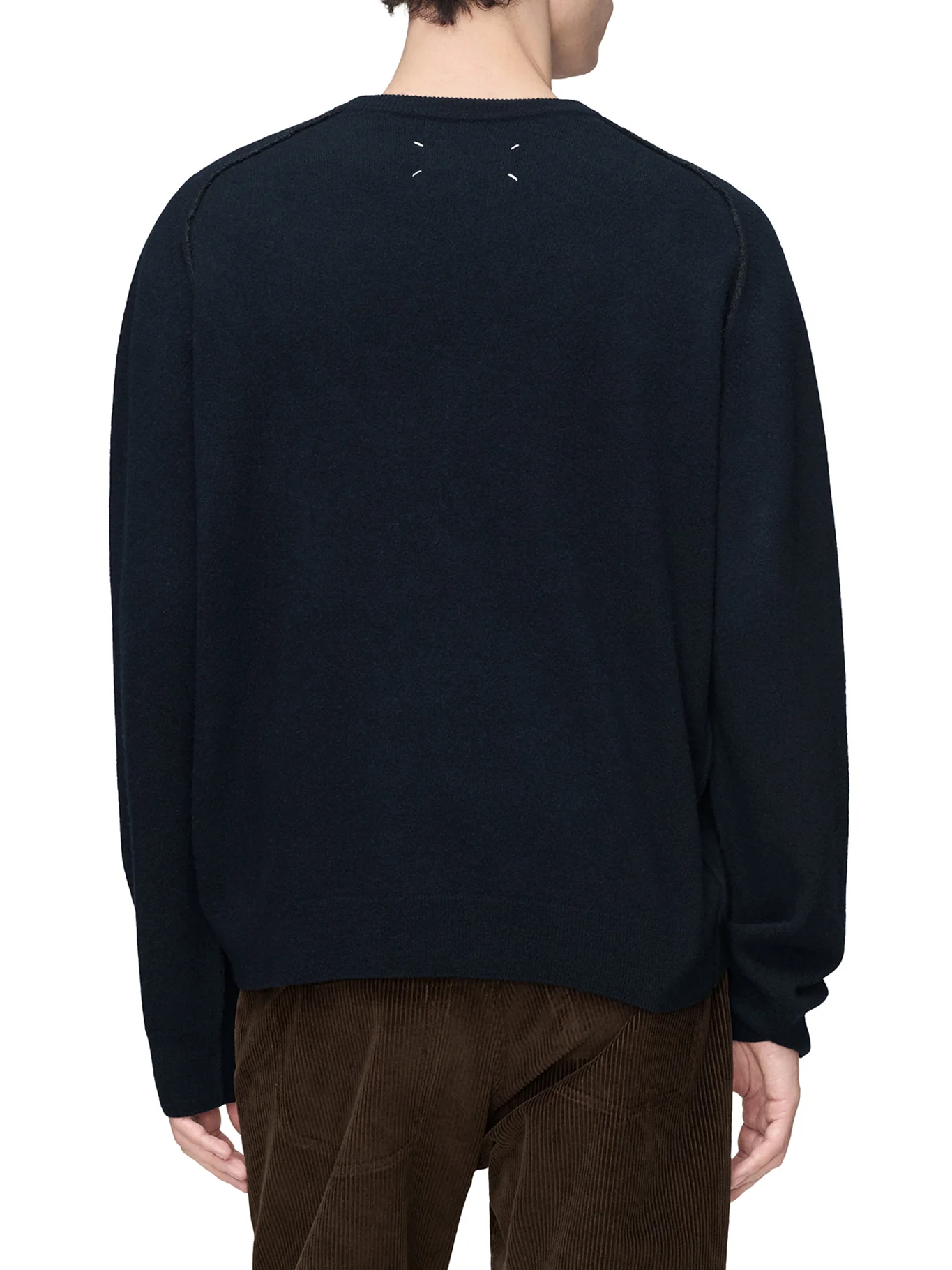 CREWNECK SWEATER IN VIRGIN WOOL - Image 4