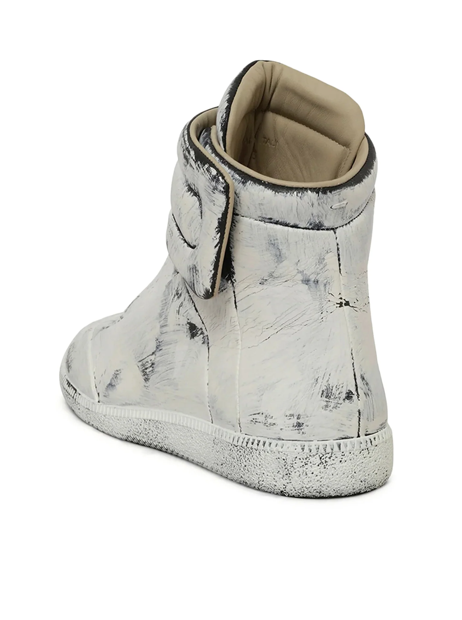 FUTURE MID-TOP SNEAKER IN PATENT WHITE - Image 3