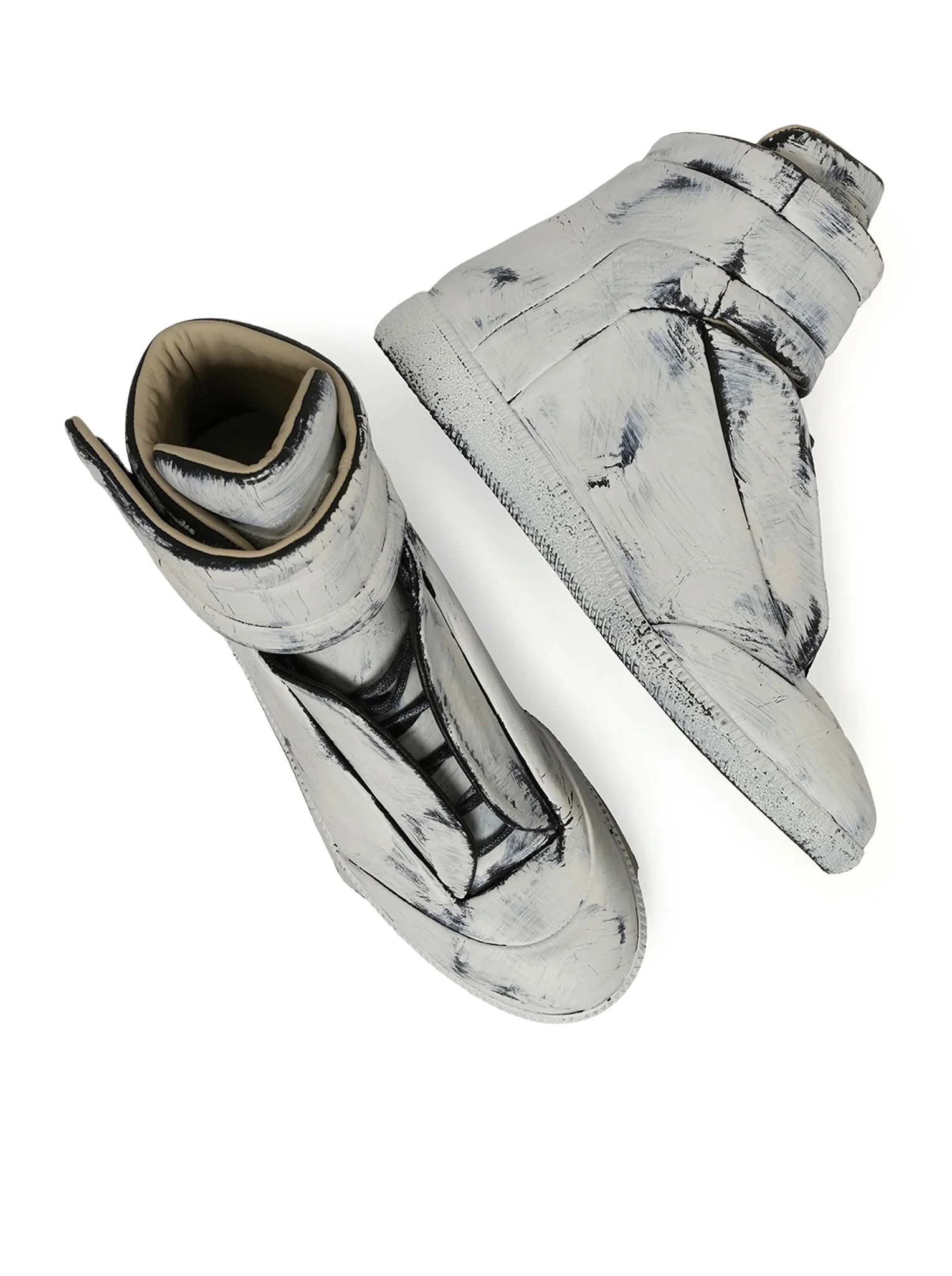 FUTURE MID-TOP SNEAKER IN PATENT WHITE - Image 4