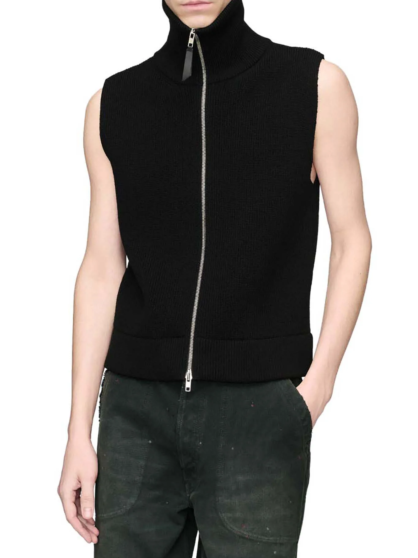 ZIP KNIT GILET - Image 3