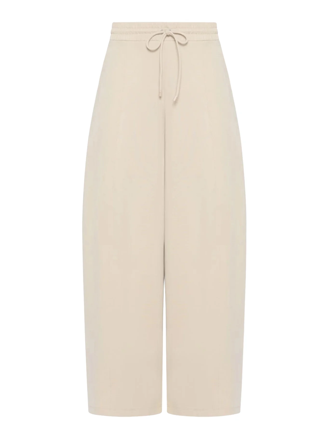 BARREL LEG PANTS IN TECHNICAL COTTON JERSEY
