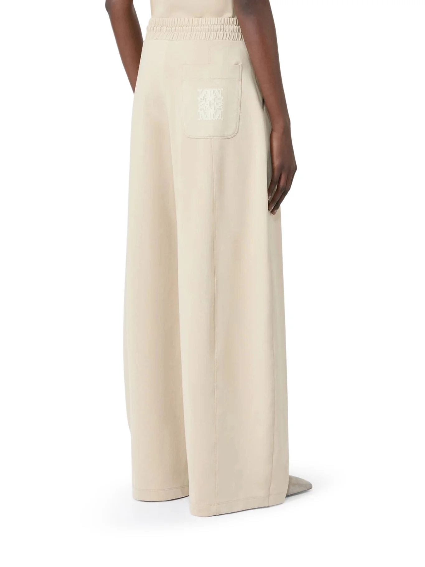 BARREL LEG PANTS IN TECHNICAL COTTON JERSEY - Image 4