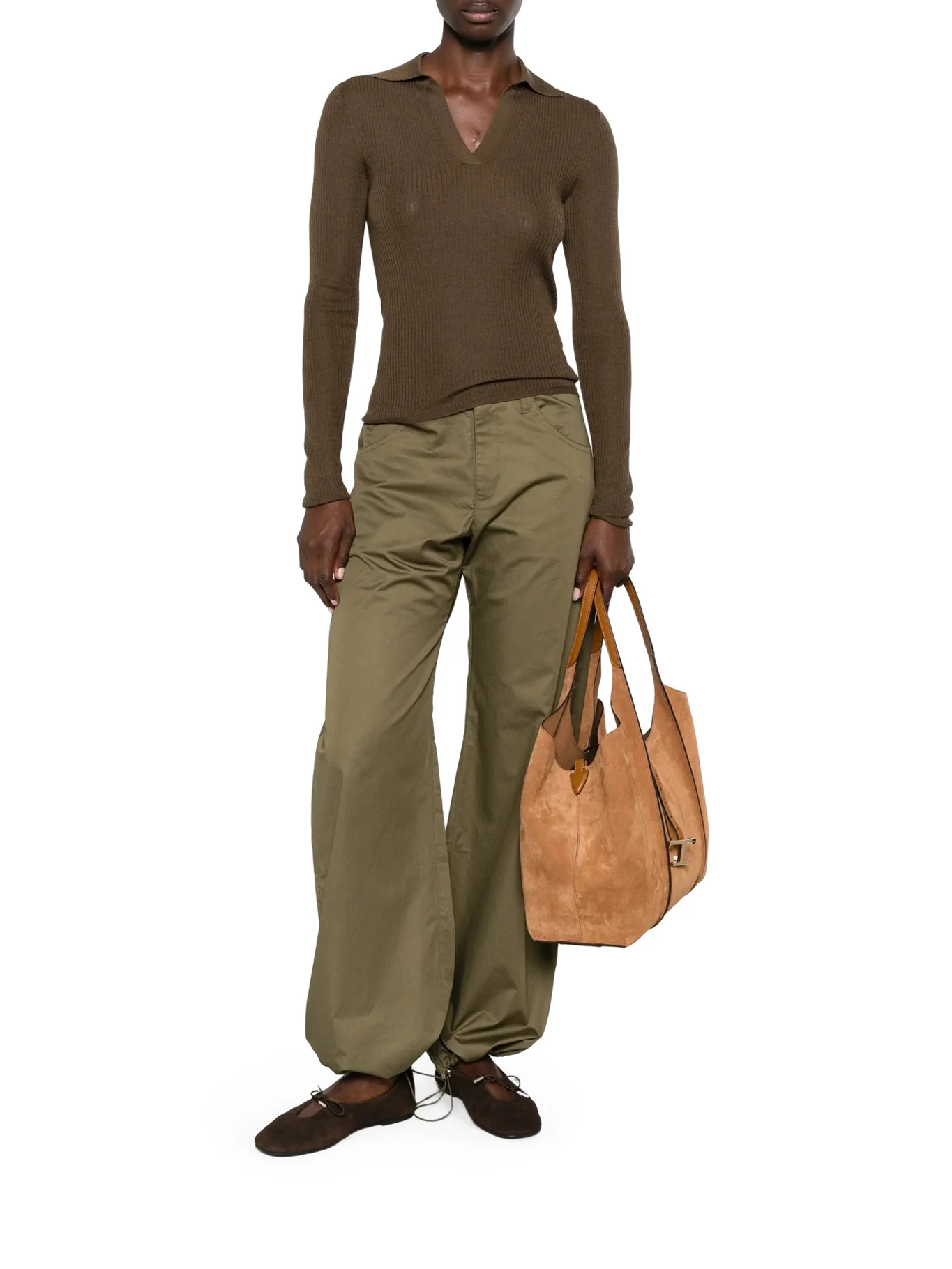 CASHMERE AND SILK POLO SWEATER - Image 2