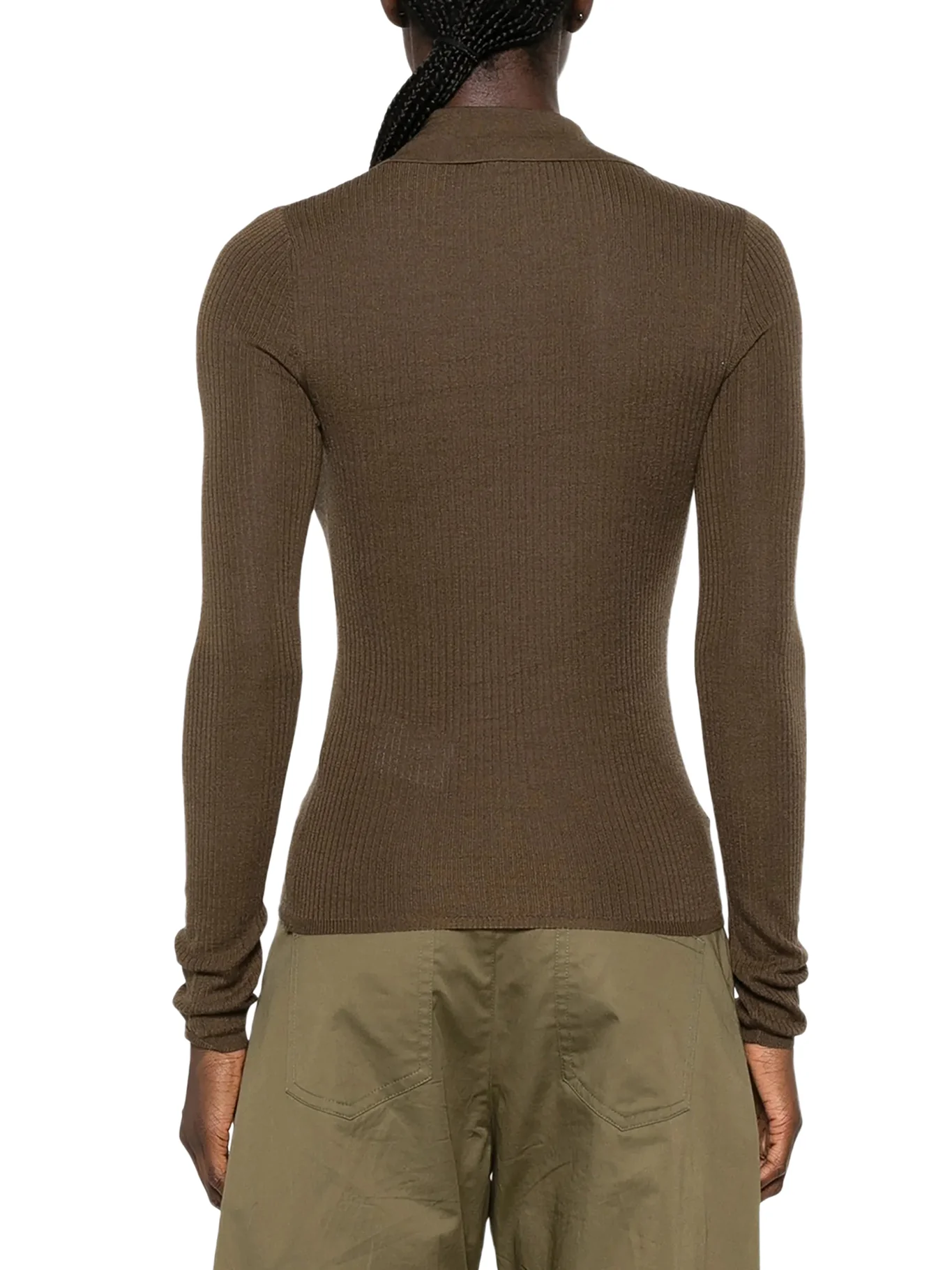 CASHMERE AND SILK POLO SWEATER - Image 4