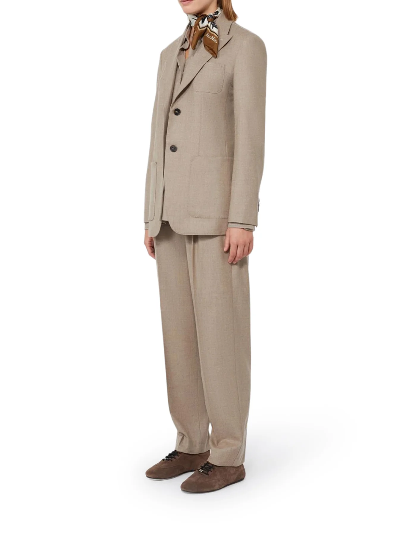 CASHMERE FOULÉ PANTS - Image 2