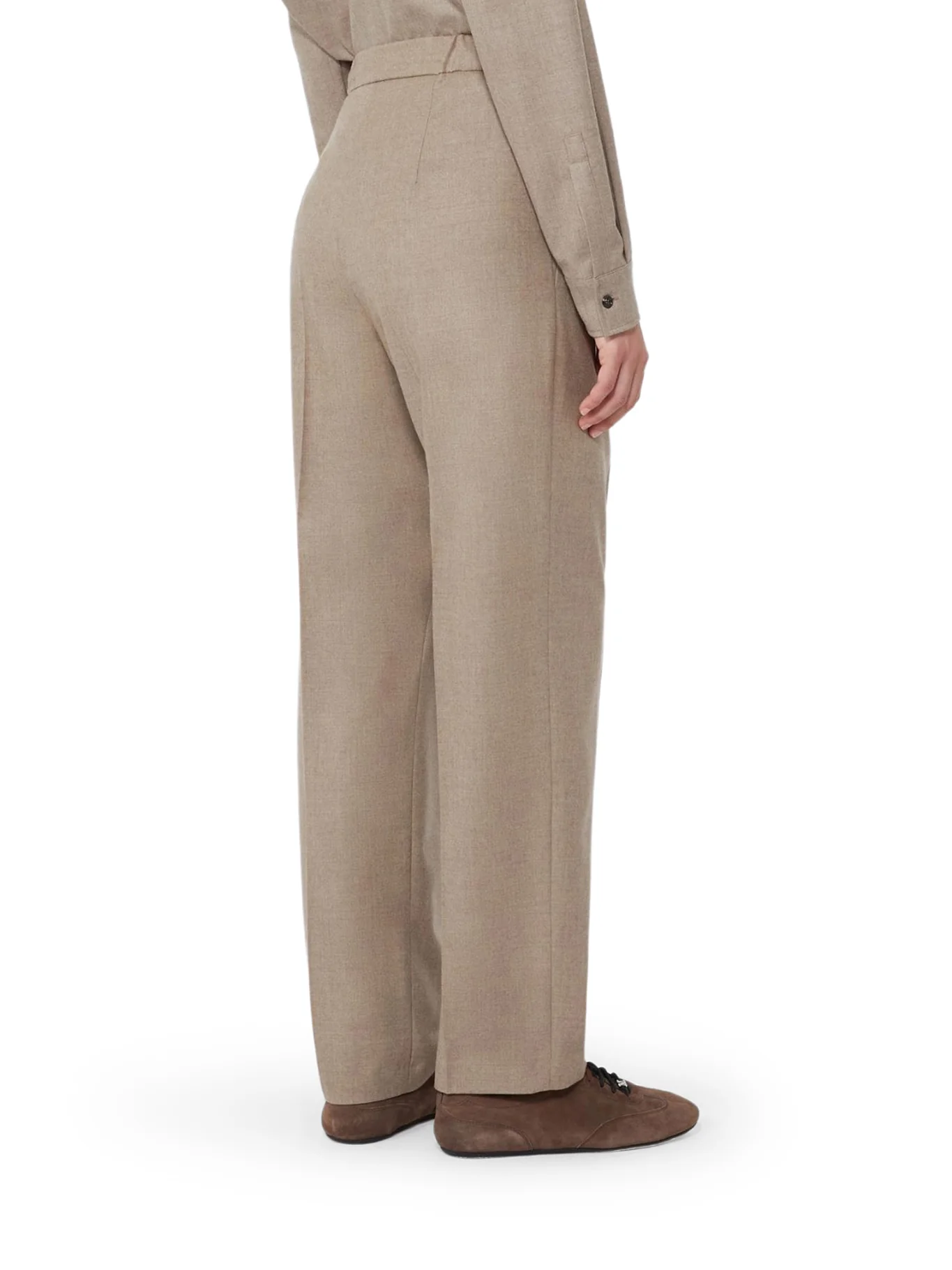 CASHMERE FOULÉ PANTS - Image 4