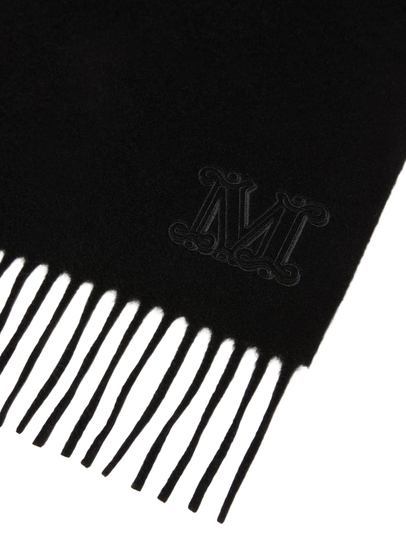 CASHMERE STOLE WITH MONOGRAM EMBROIDERY - Image 3