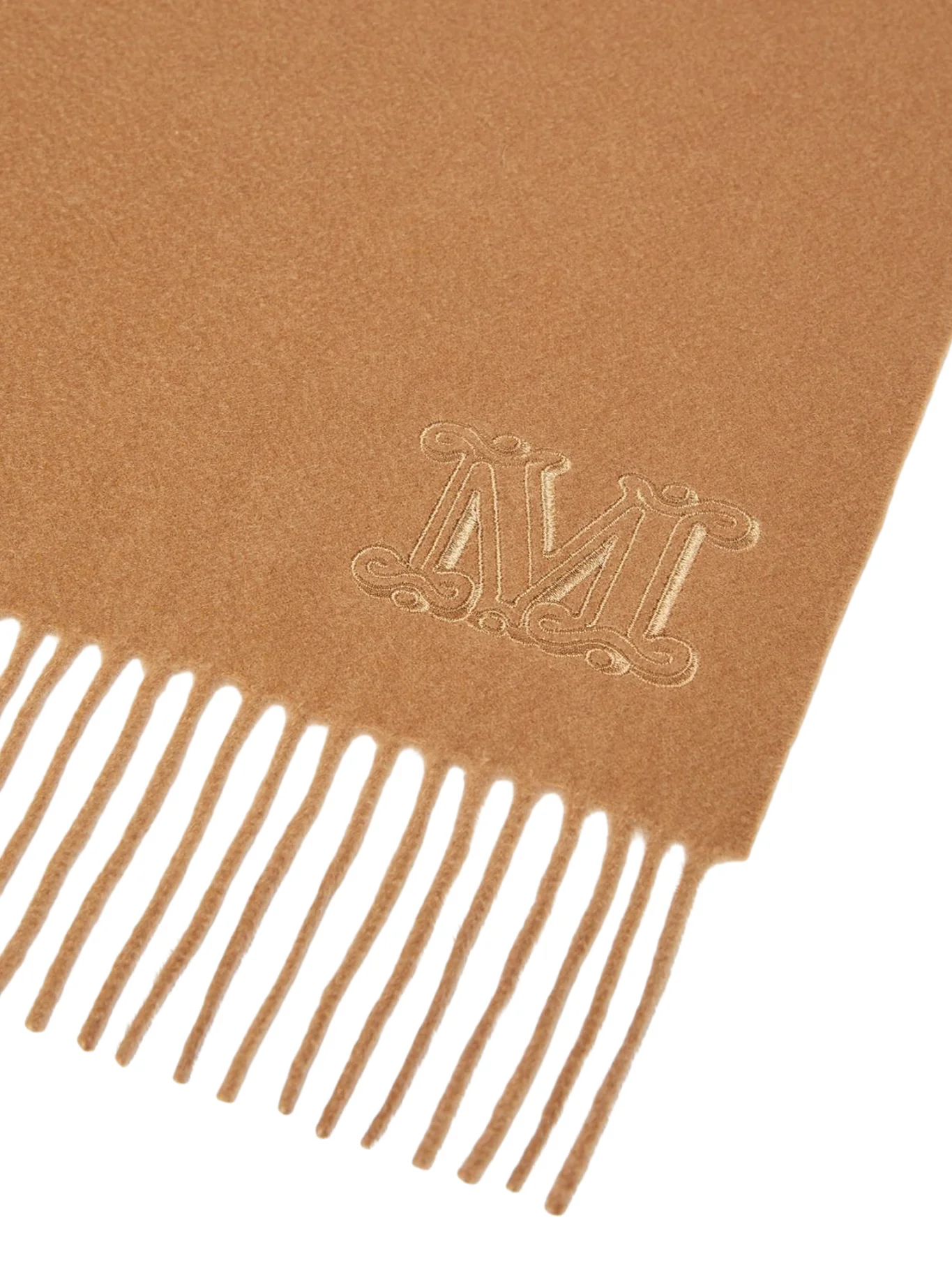 CASHMERE STOLE WITH MONOGRAM EMBROIDERY - Image 3