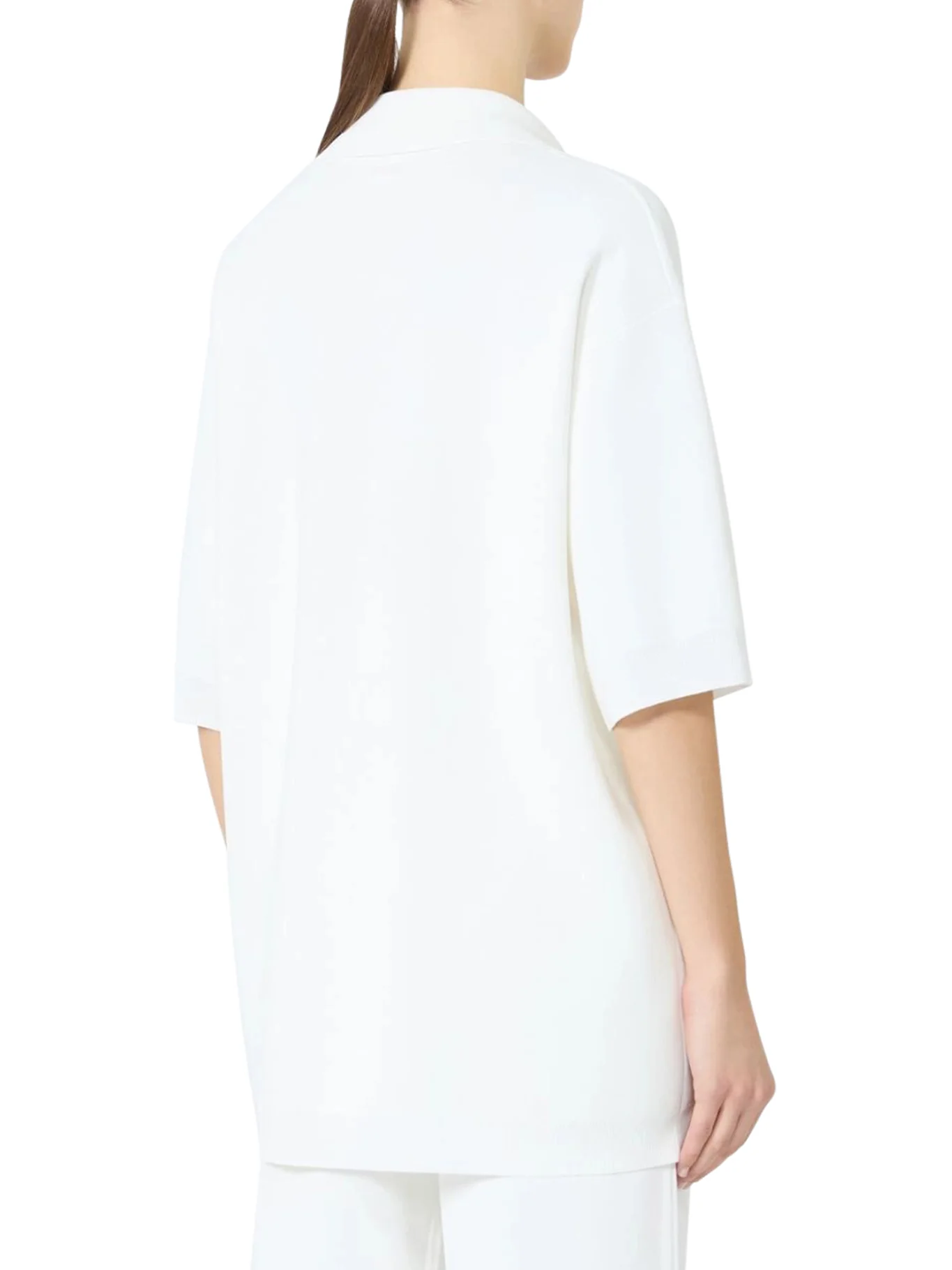 LONG VISCOSE CREPE SWEATER - Image 4