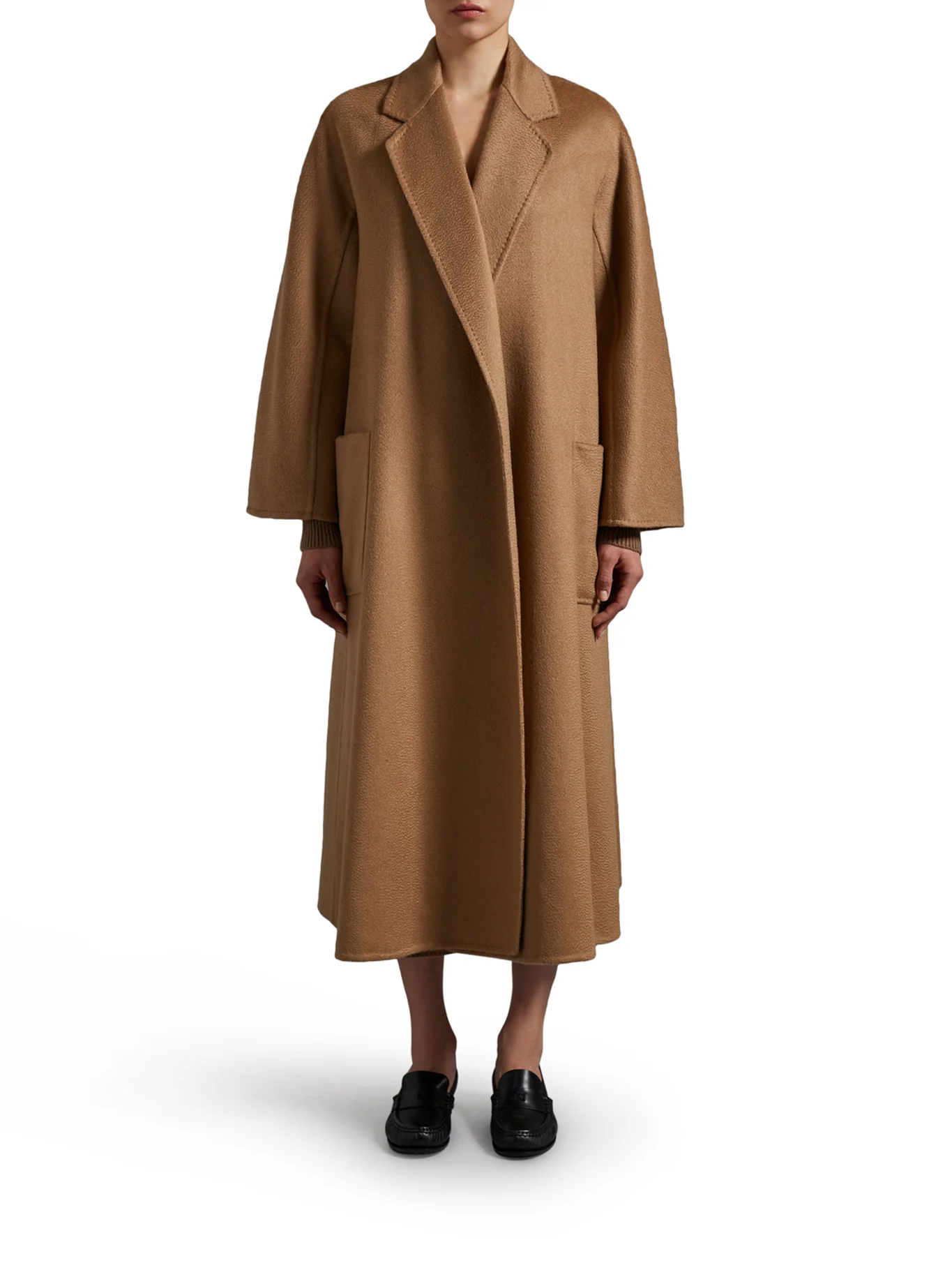 LUDMILLA WOOL COAT WITH WAIST BELT - Image 3