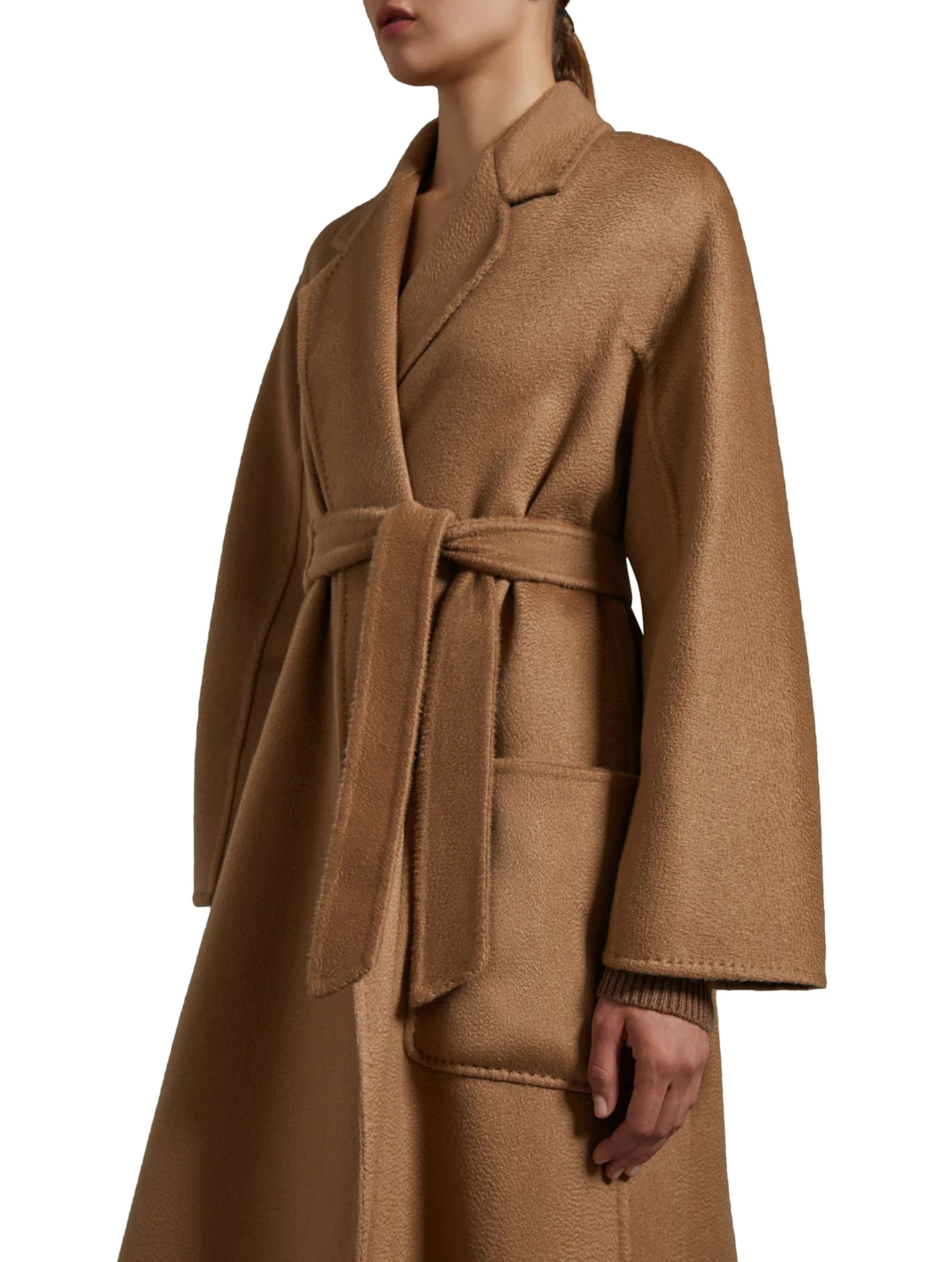 LUDMILLA WOOL COAT WITH WAIST BELT - Image 5