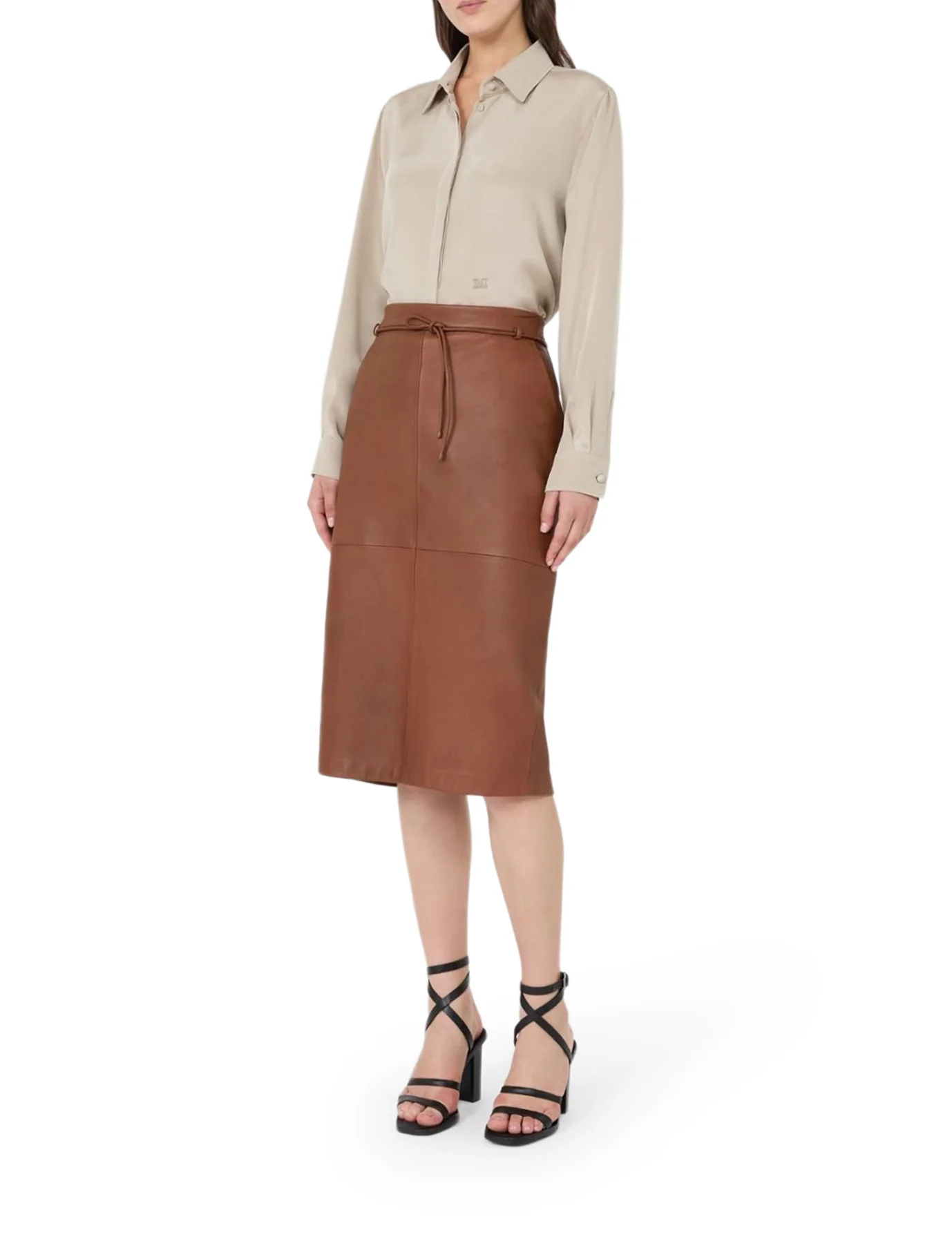 SILK CRÊPE DE CHINE SHIRT - Image 2