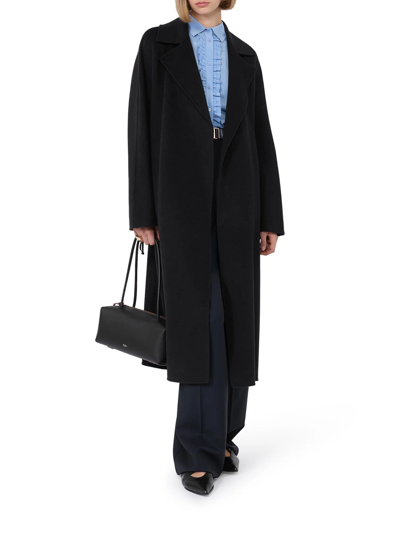 CASHMERE COAT WITH BELT - Image 4