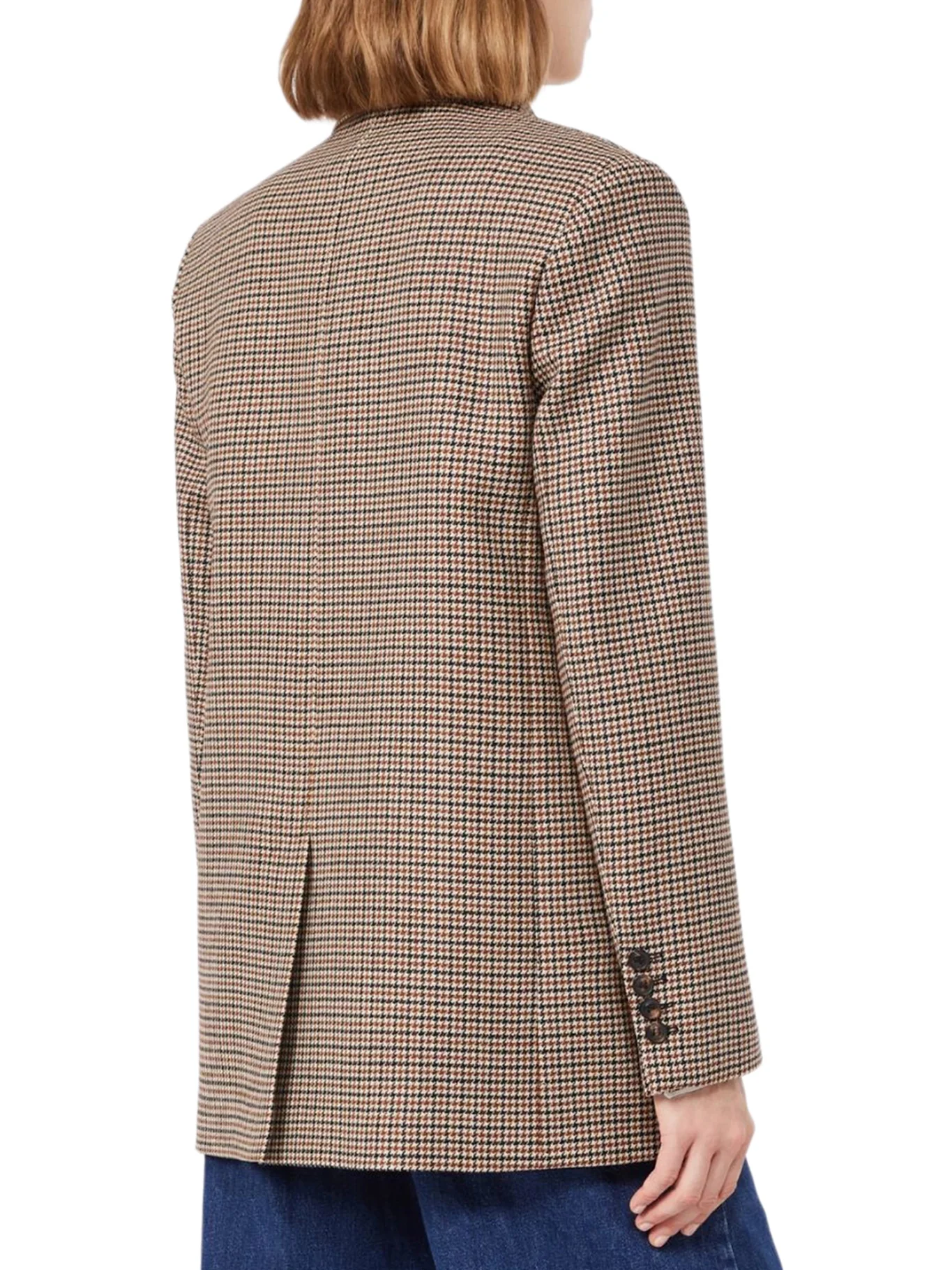 SINGLE-BREASTED YARN-DYED WOOL BLAZER - Image 4