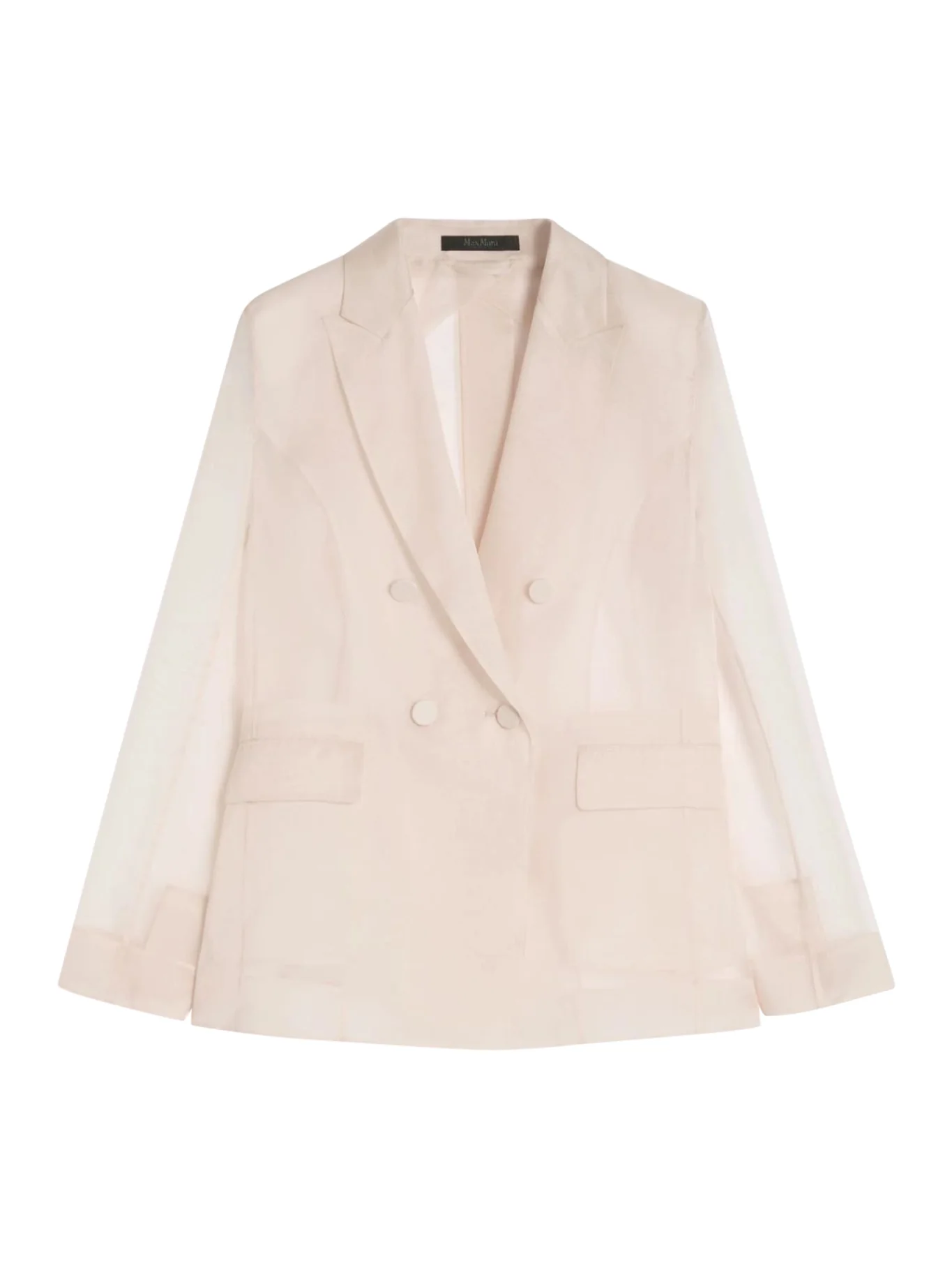 SILK ORGANZA SLOGAN JACKET