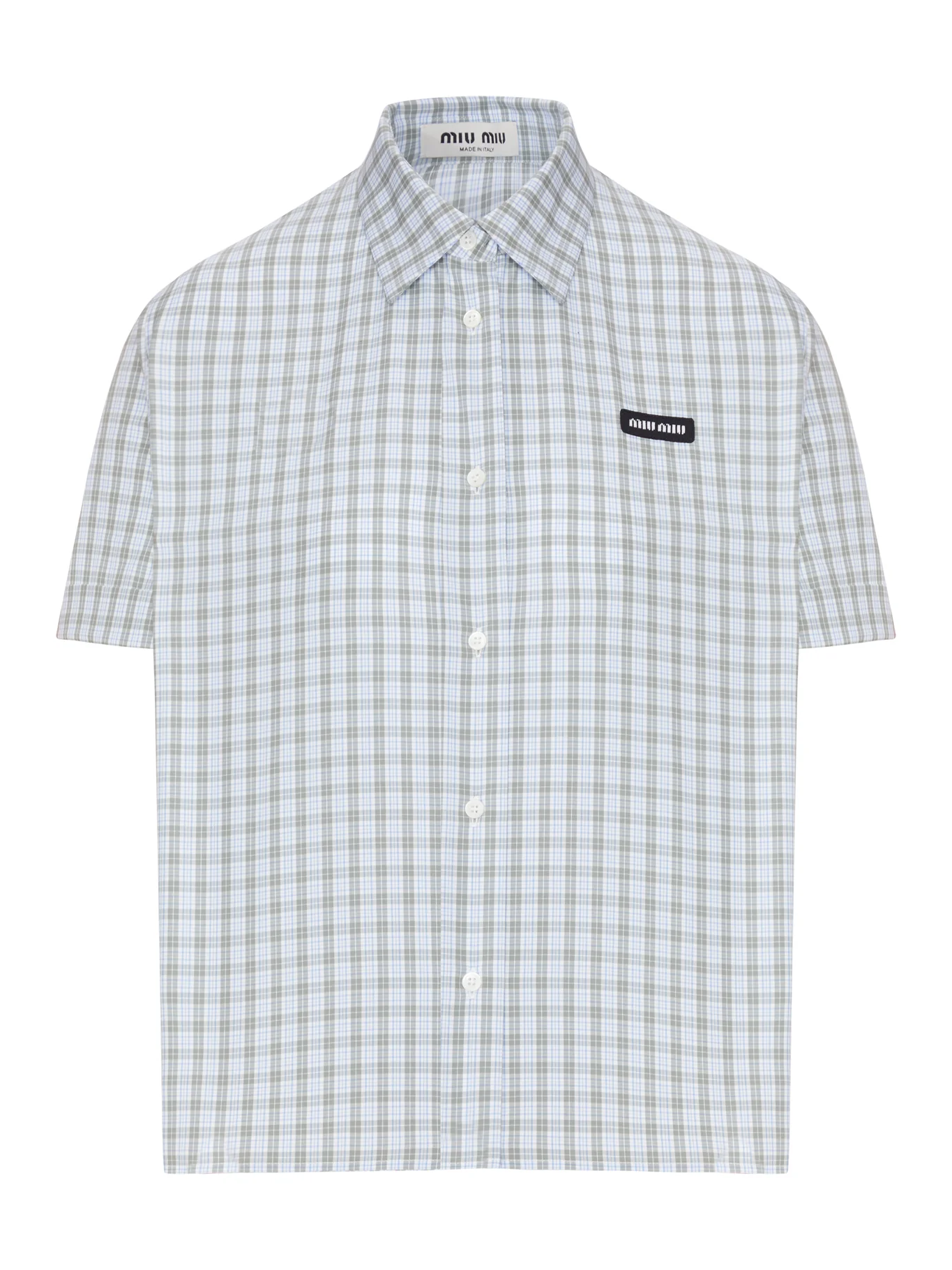 CHECK POPLIN SHIRT