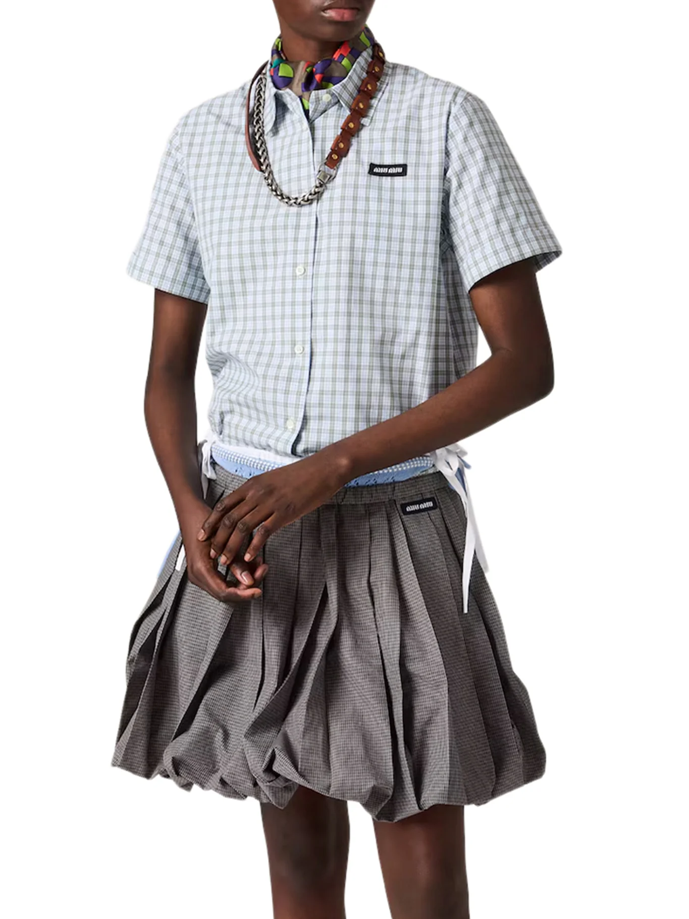 CHECK POPLIN SHIRT - Image 2