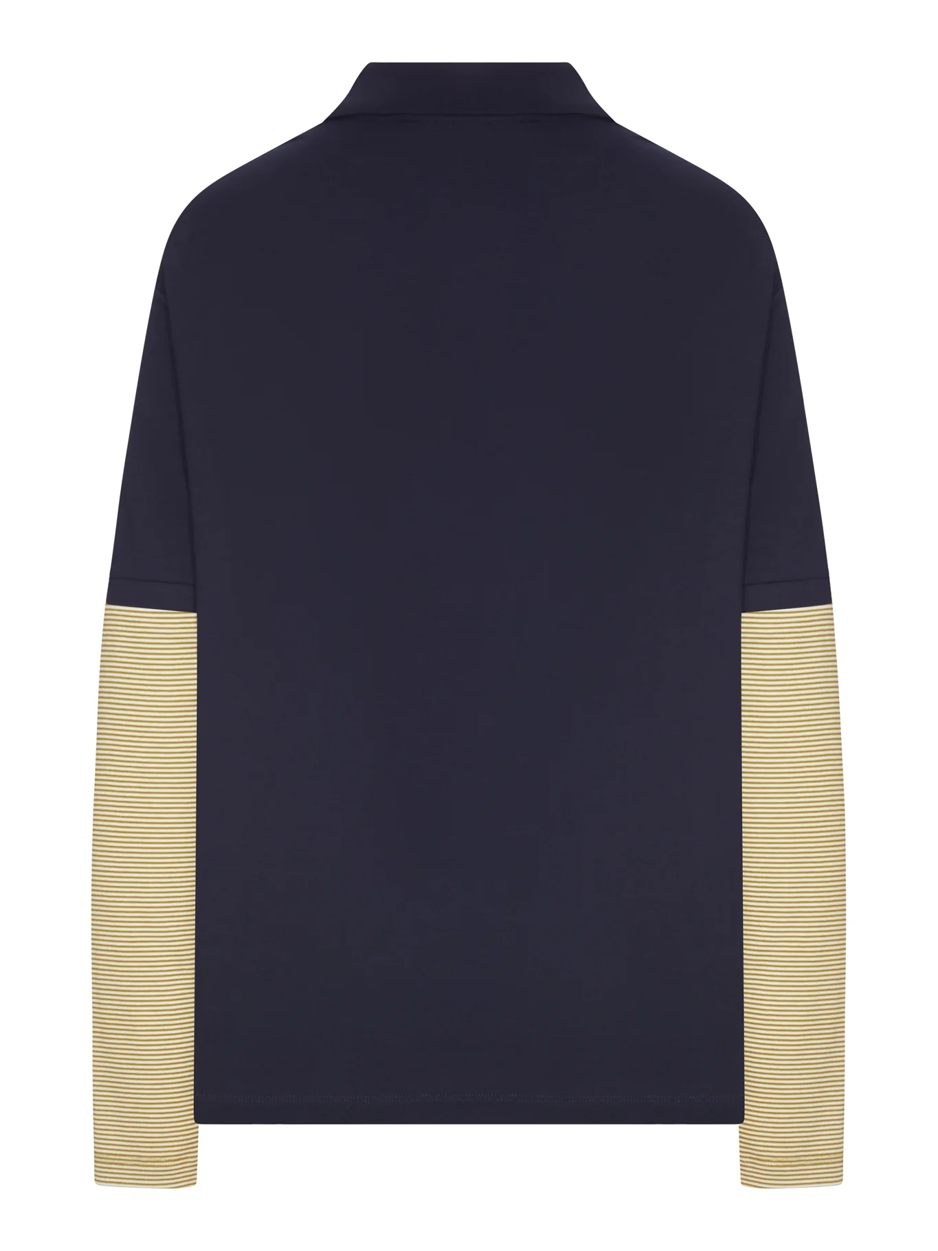 COTTON JERSEY LAYERING POLO SHIRT - Image 2