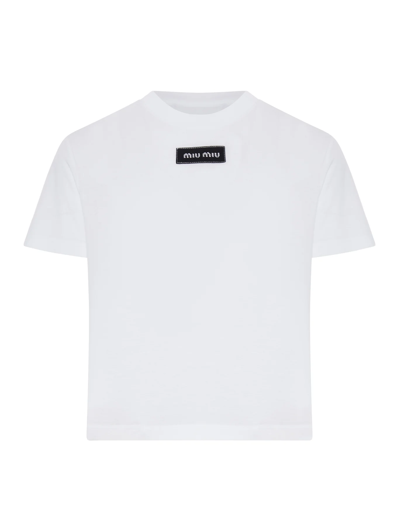 COTTON JERSEY T-SHIRT WITH AN APPLIQUÉ LOGO