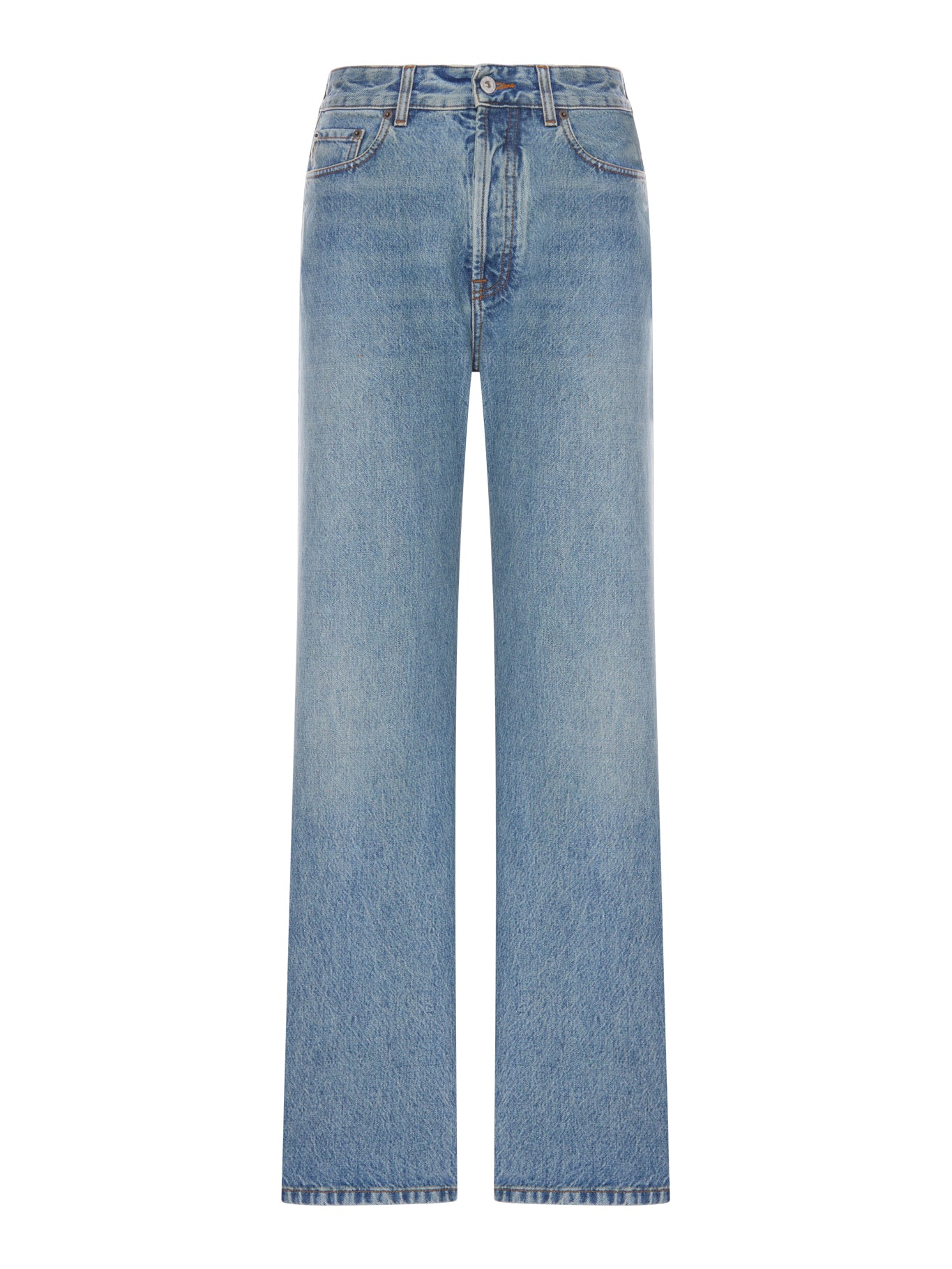 FIVE POCKET STRAIGHT LEG JEANS