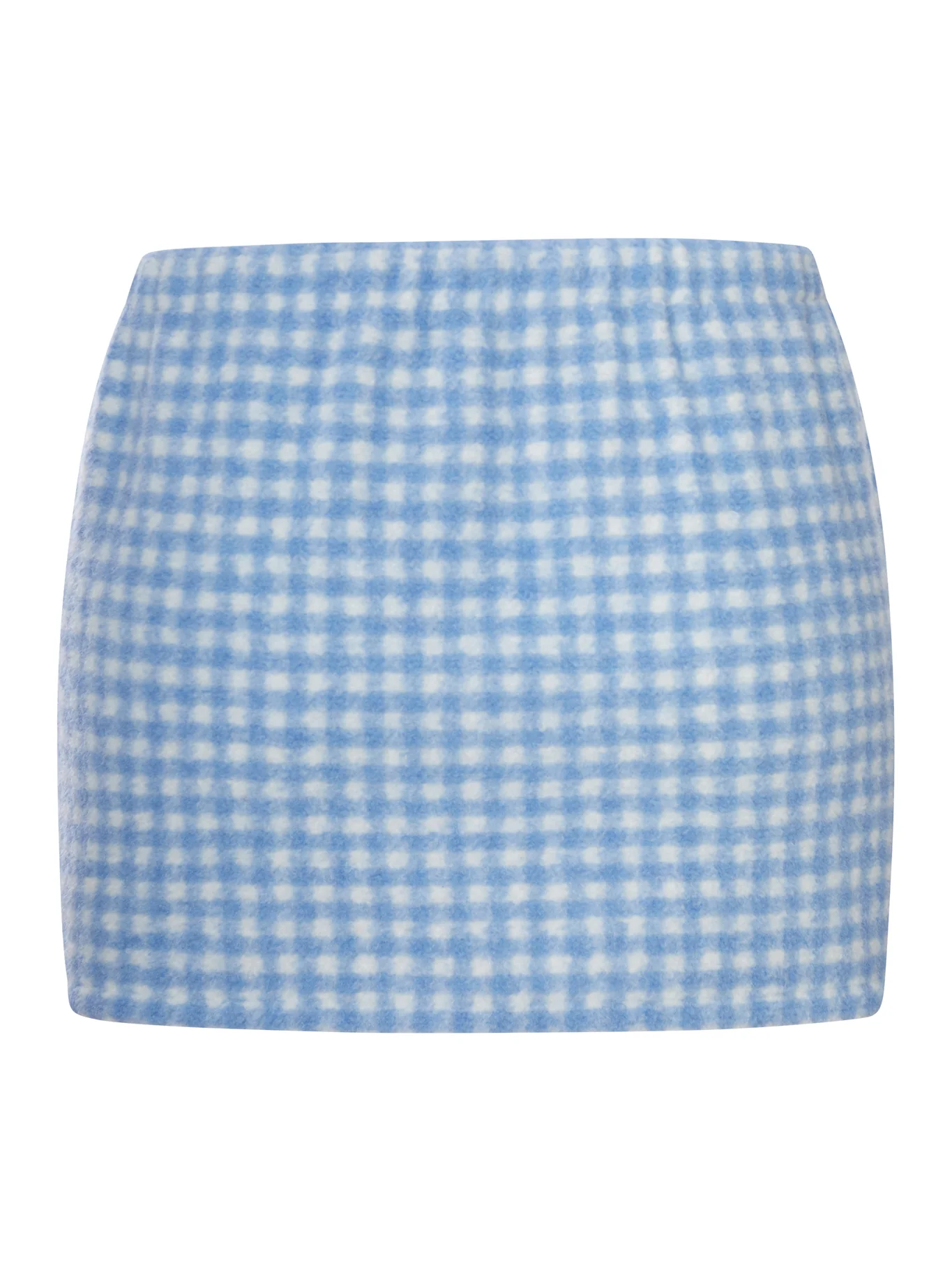 GINGHAM FLEECE MINISKIRT - Image 2