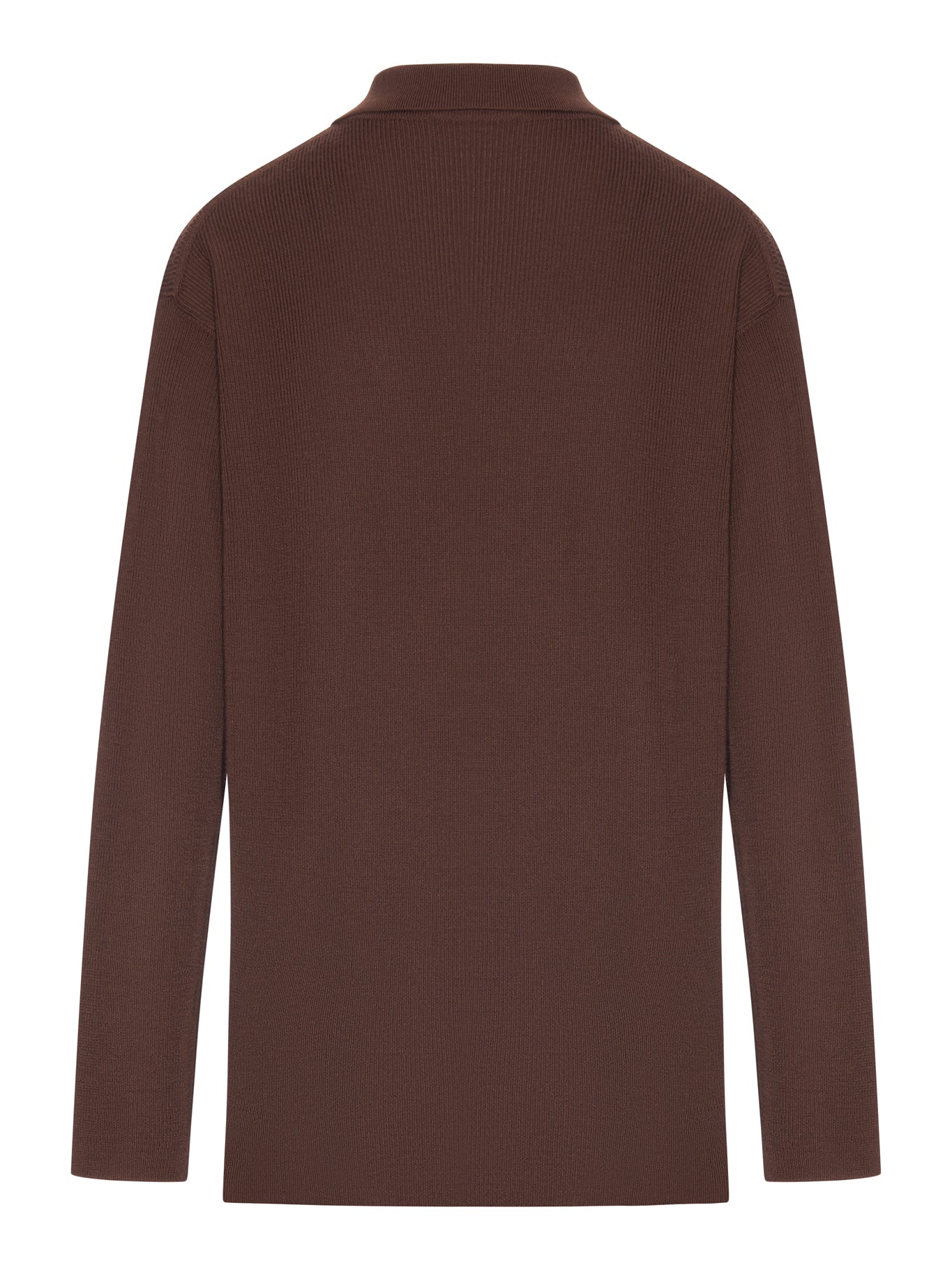 RIBBED WOOL POLO SWEATER - Image 2