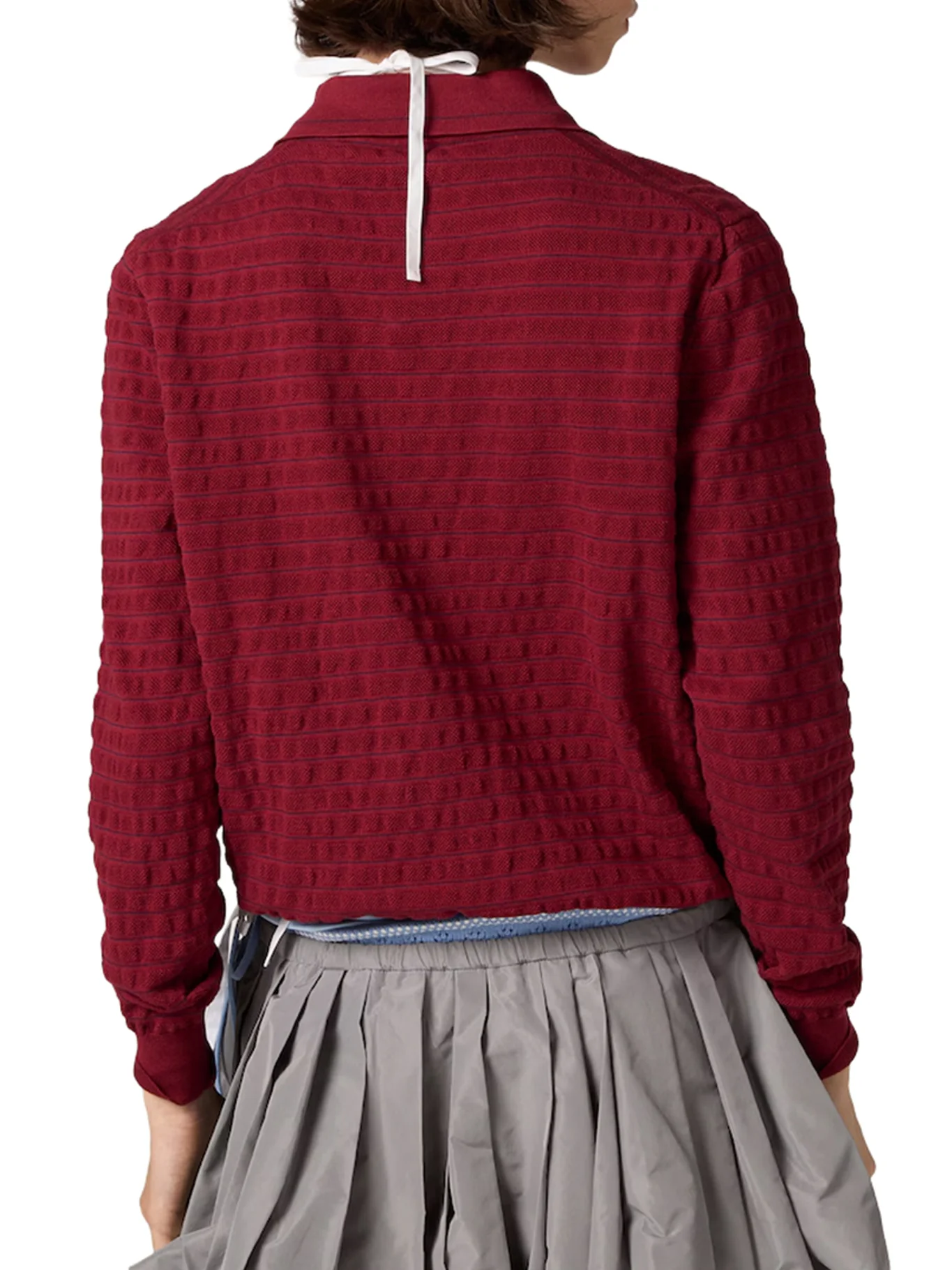 V-NECK COTTON SWEATER - Image 4