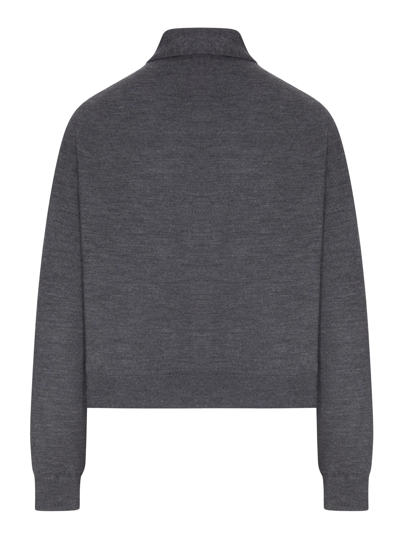 WOOL CARDIGAN WITH SCARF AND LOGO - Image 2