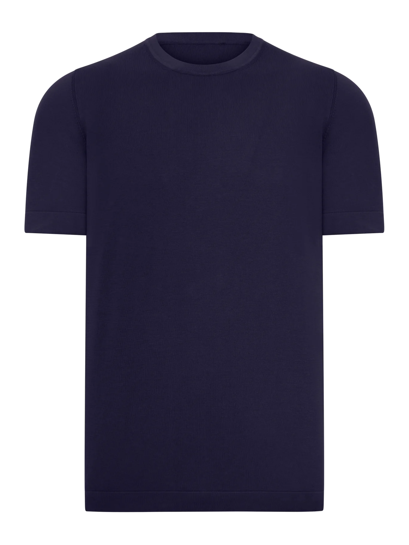 SHORT-SLEEVED COTTON KNITTED T-SHIRT