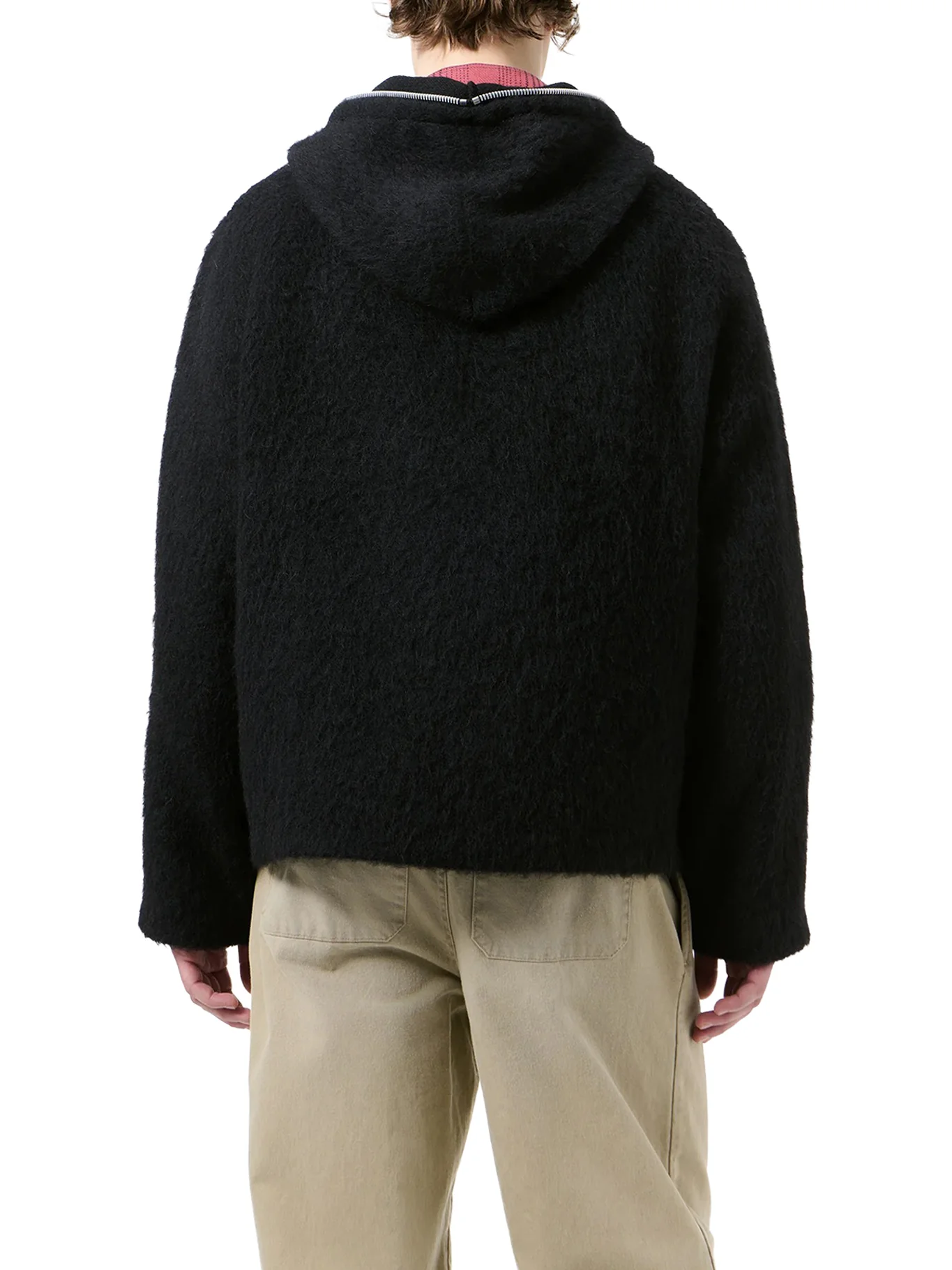 FULL ZIP WOOL HOODIE - Image 4