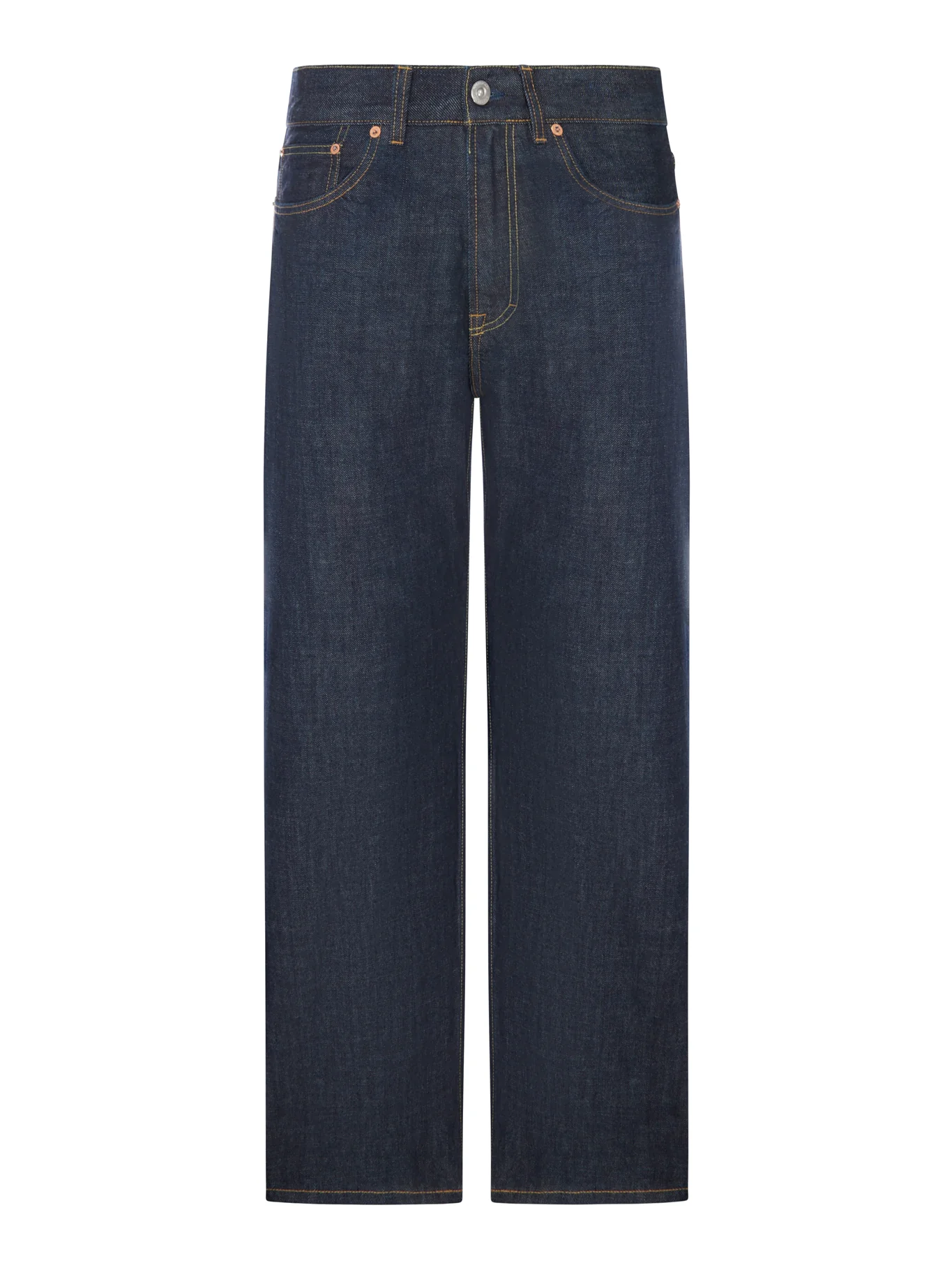 THIRD CUT JEANS IN COTTON DENIM