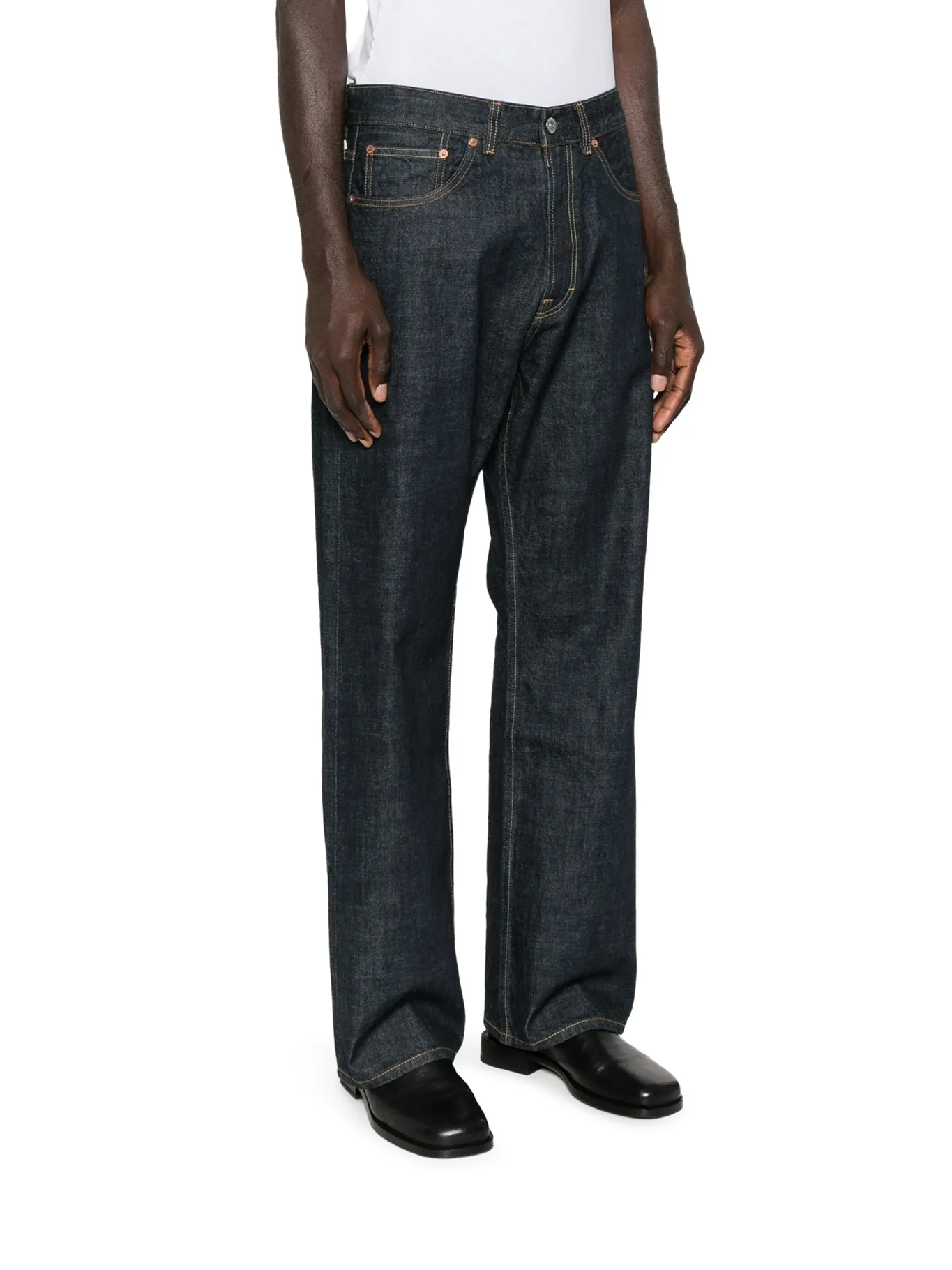THIRD CUT JEANS IN COTTON DENIM - Image 3