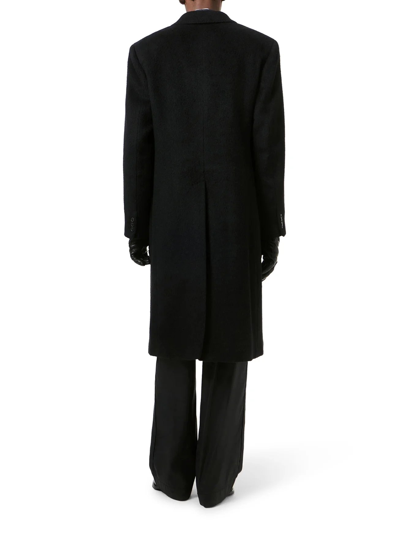 WHALE DOUBLE-BREASTED MOHAIR WOOL COAT - Image 3