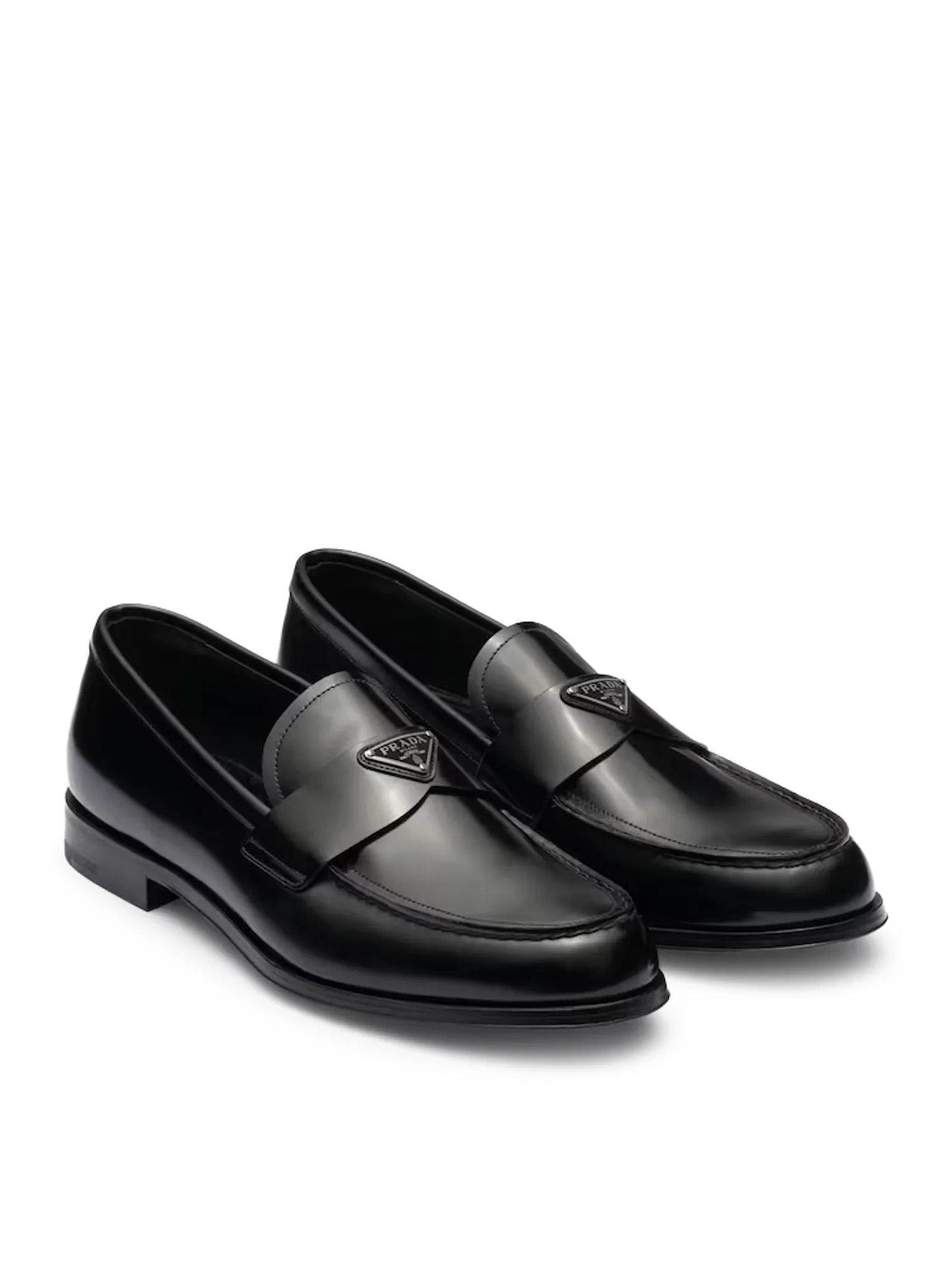 BRUSHED LEATHER LOAFERS - Image 2