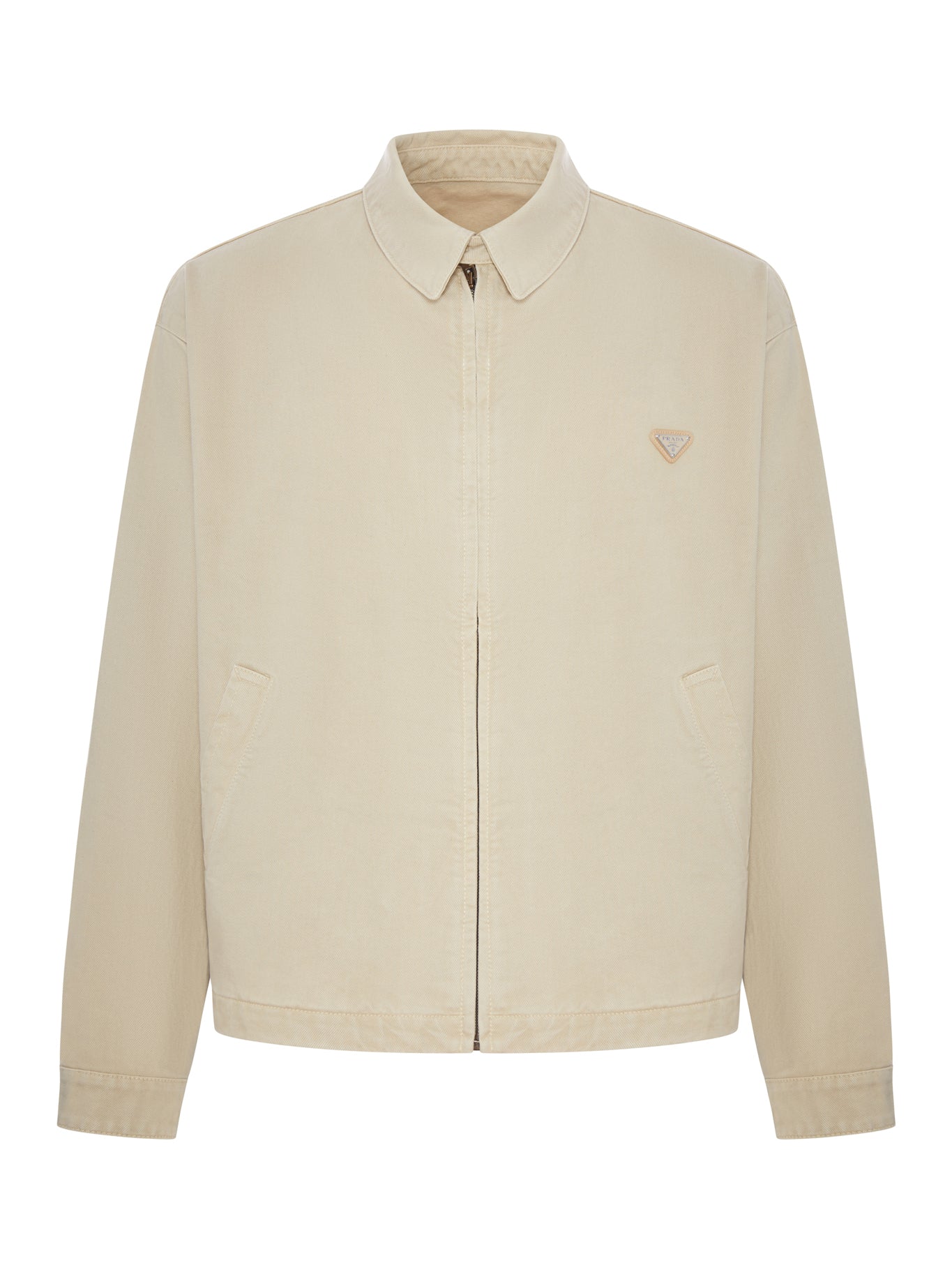 COTTON BLOUSON WITH LOGO