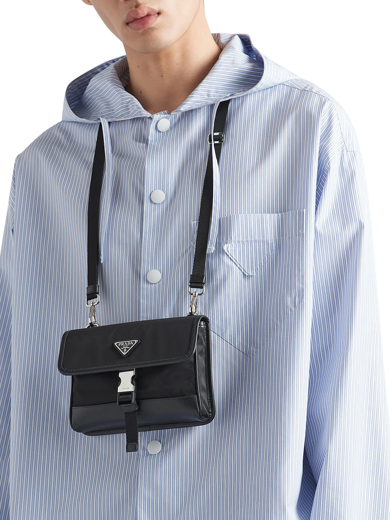 RE-NYLON AND SAFFIANO SMARTPHONE HOLDER - Image 2