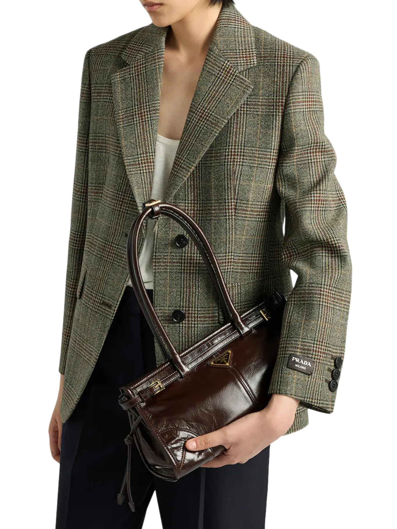 PRADA BONNIE MEDIUM LEATHER HANDBAG - Image 2