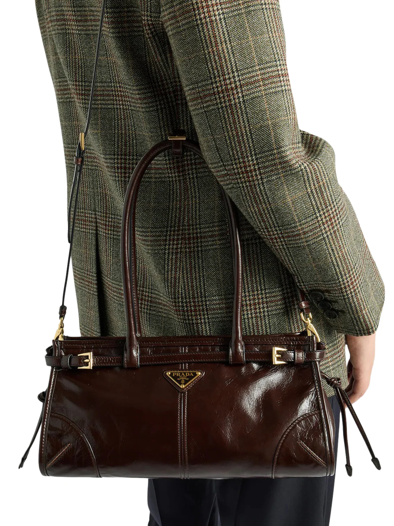 PRADA BONNIE MEDIUM LEATHER HANDBAG - Image 3