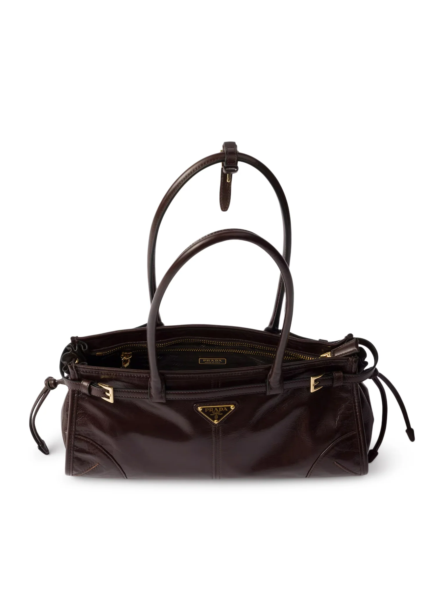 PRADA BONNIE MEDIUM LEATHER HANDBAG - Image 6